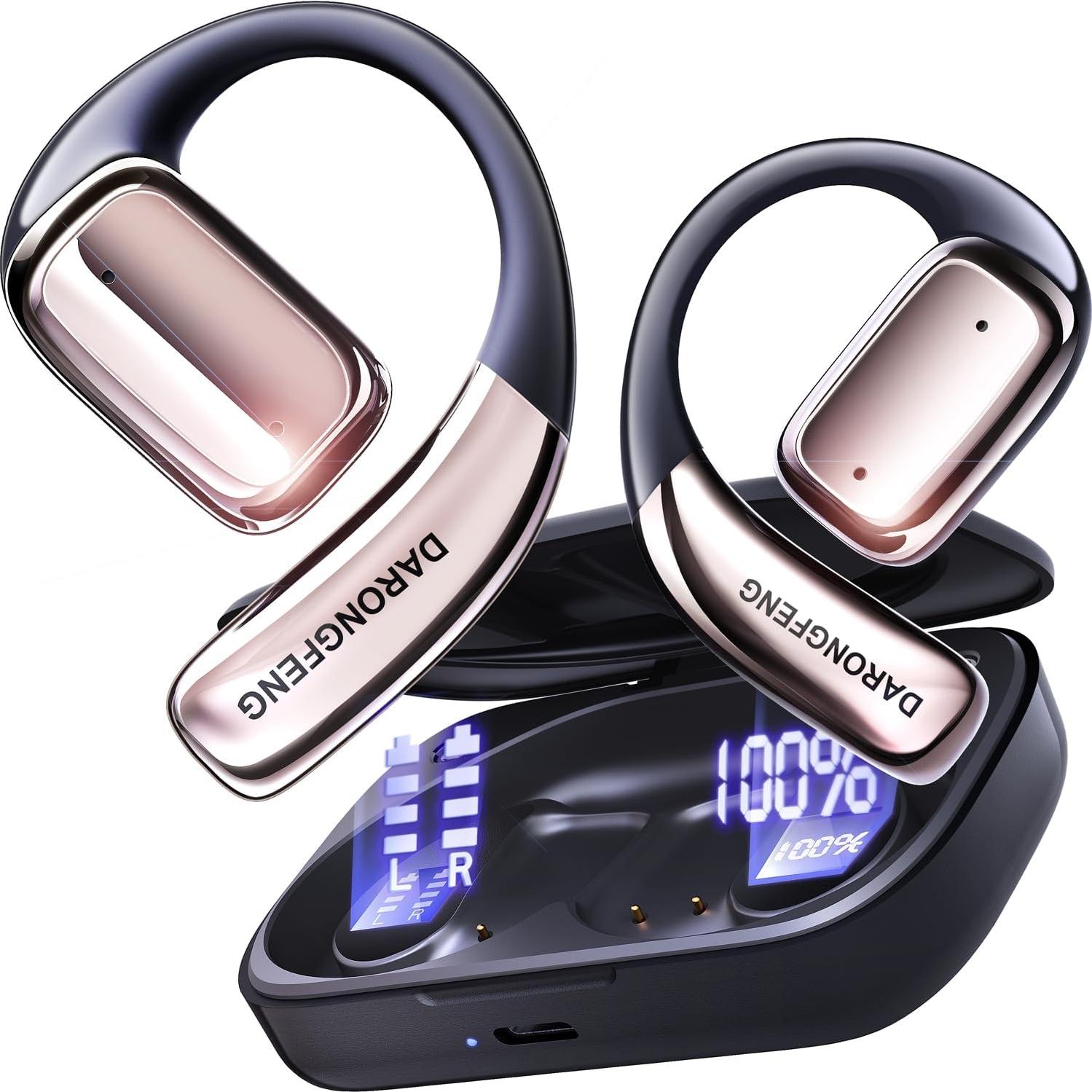 Auriculares Inalámbricos Bluetooth DARONGFENG G303S-BK con Estuche