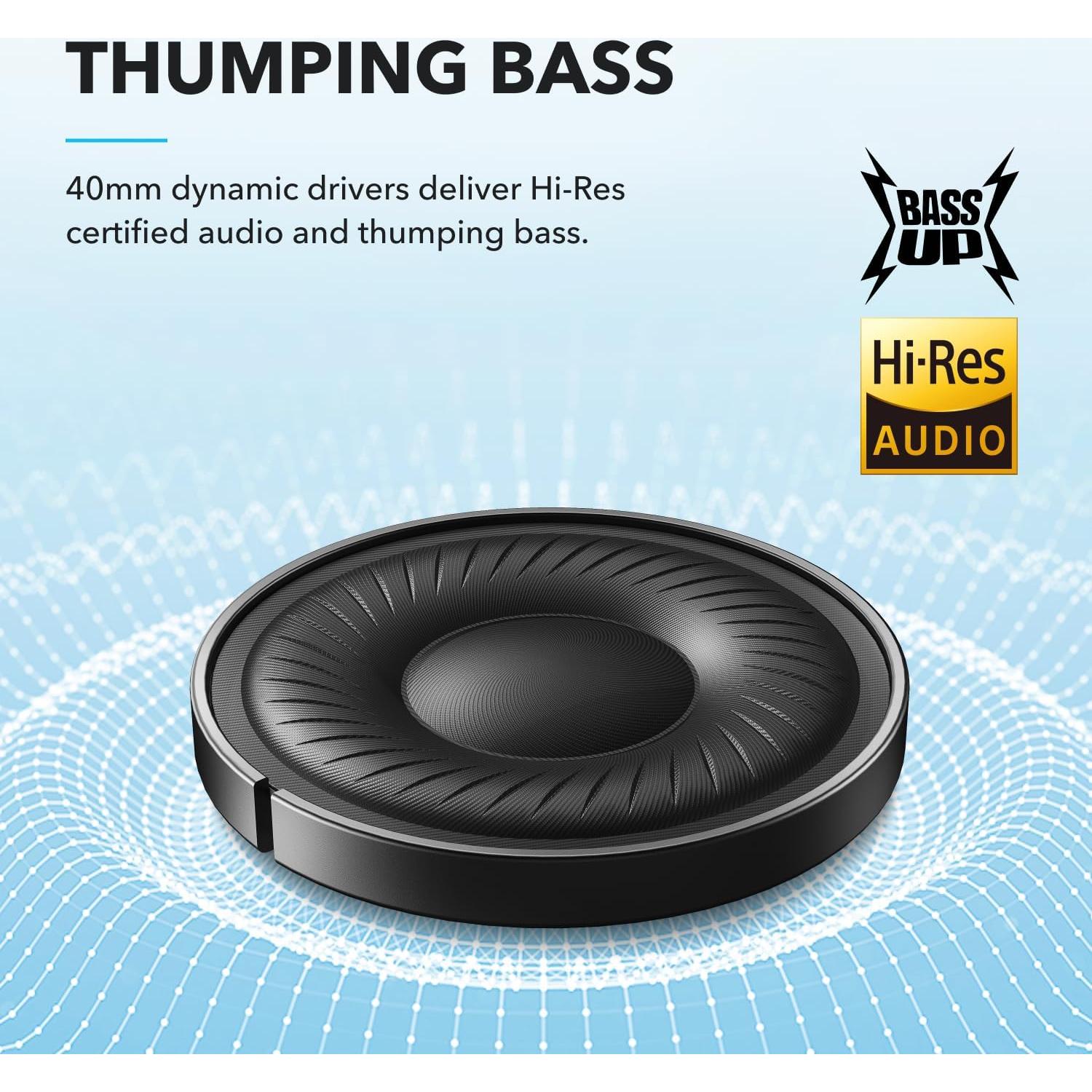 Auriculares Inalámbricos Soundcore Anker Q20i con ANC 40H