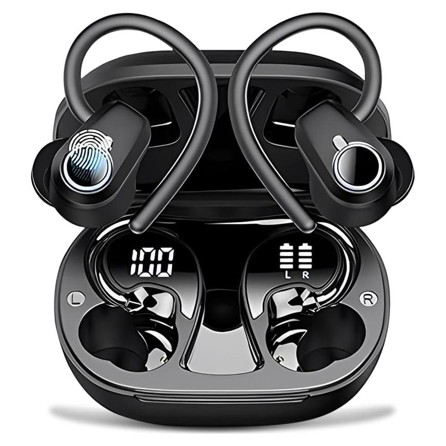 Auriculares Inalámbricos Bluetooth PWTEK HE-059 IPX7 50h