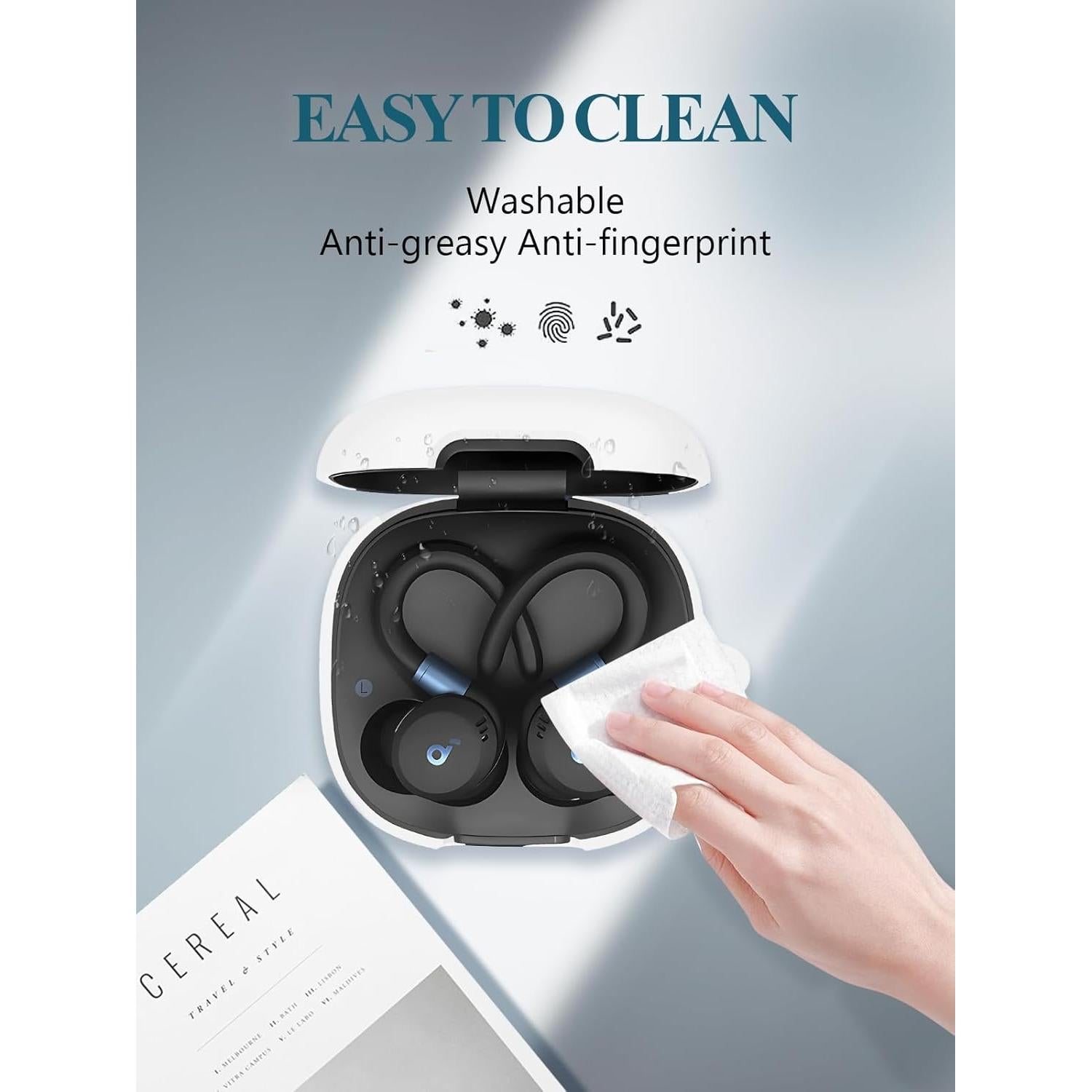 Funda de Silicona Anker Sport X20 con Mosquetón y Kit de Limpieza