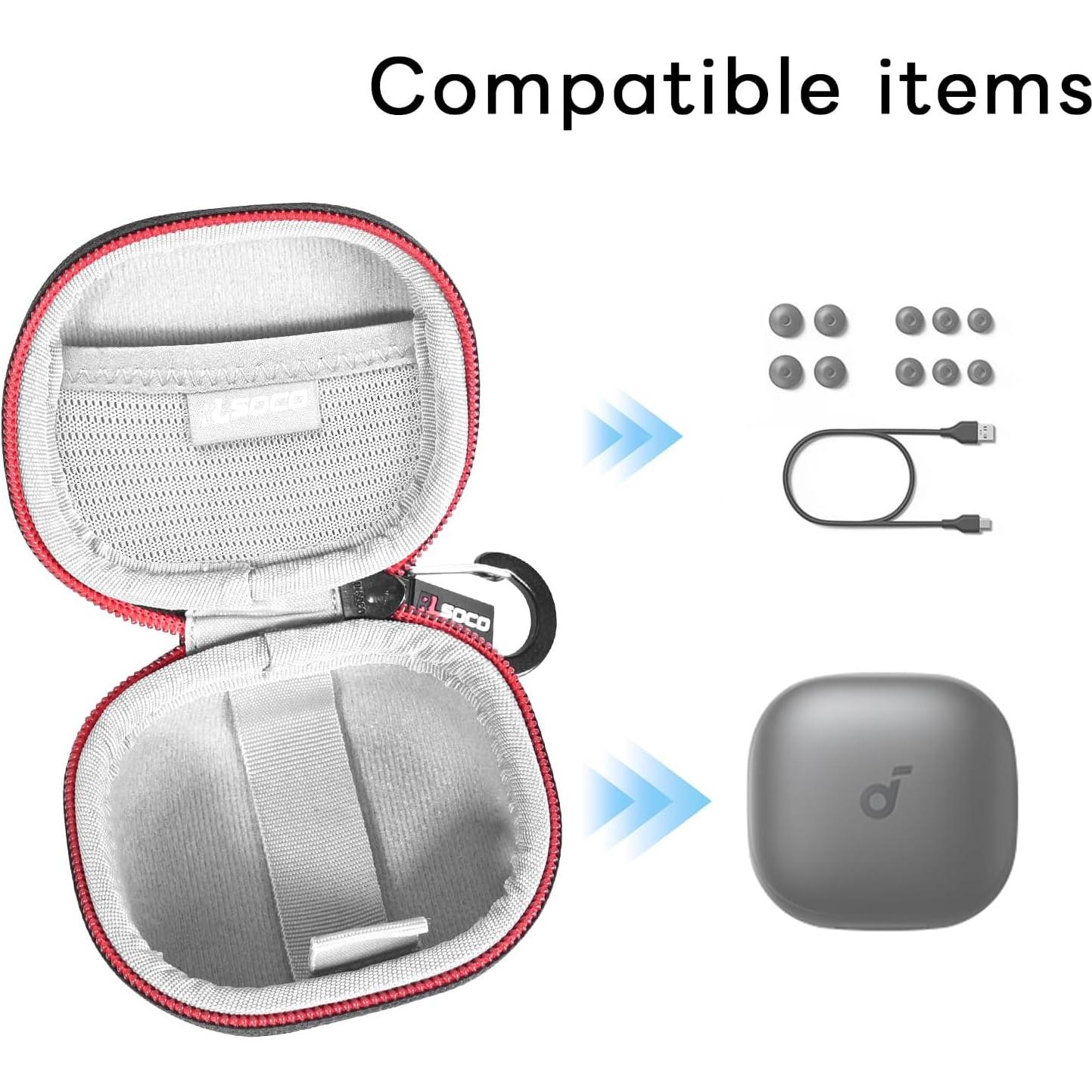 Funda Dura RLSOCO para Anker Soundcore Sport X20 y Liberty 4 Pro