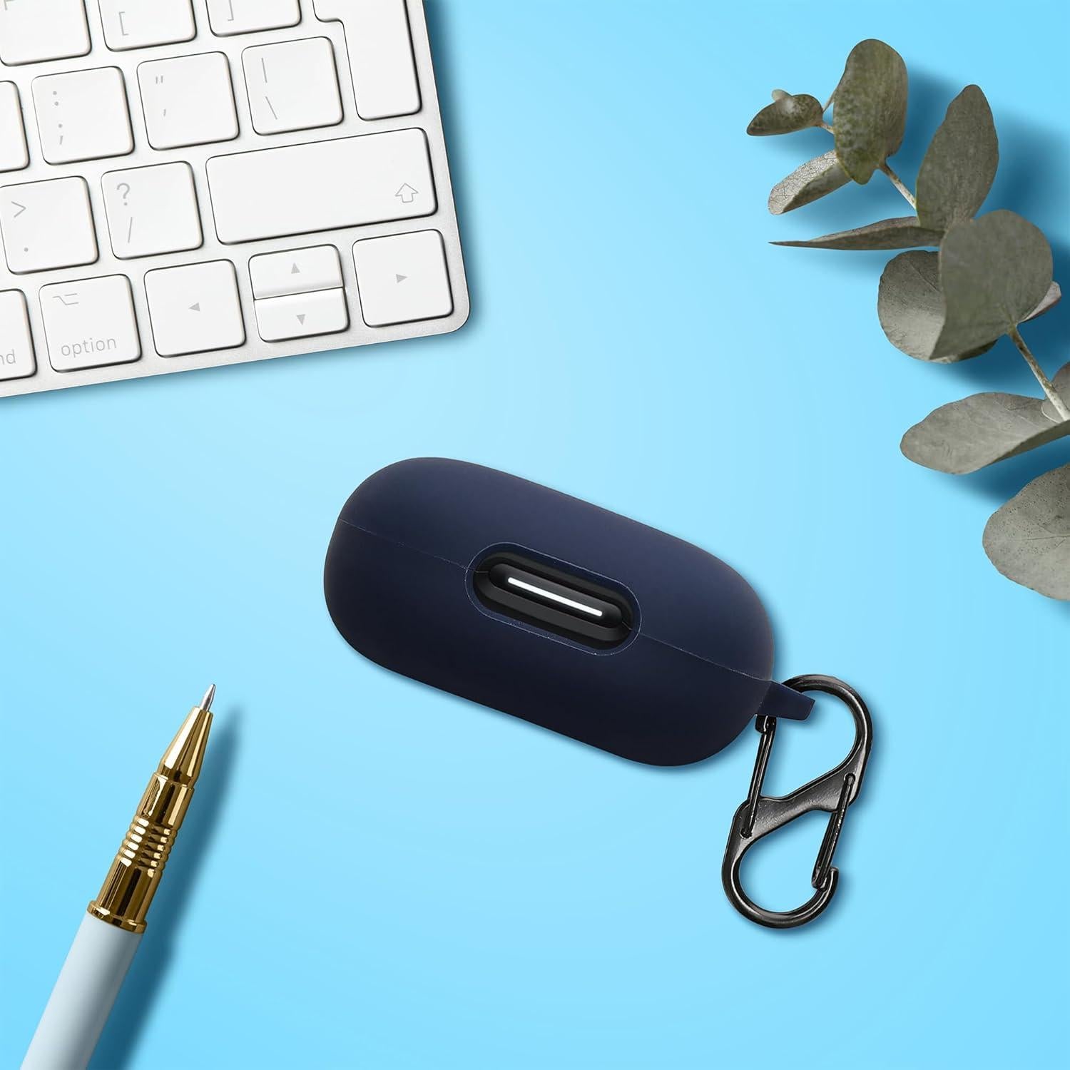 Cubierta de Silicona kwmobile para Anker Soundcore Sport X20 - Azul Oscuro