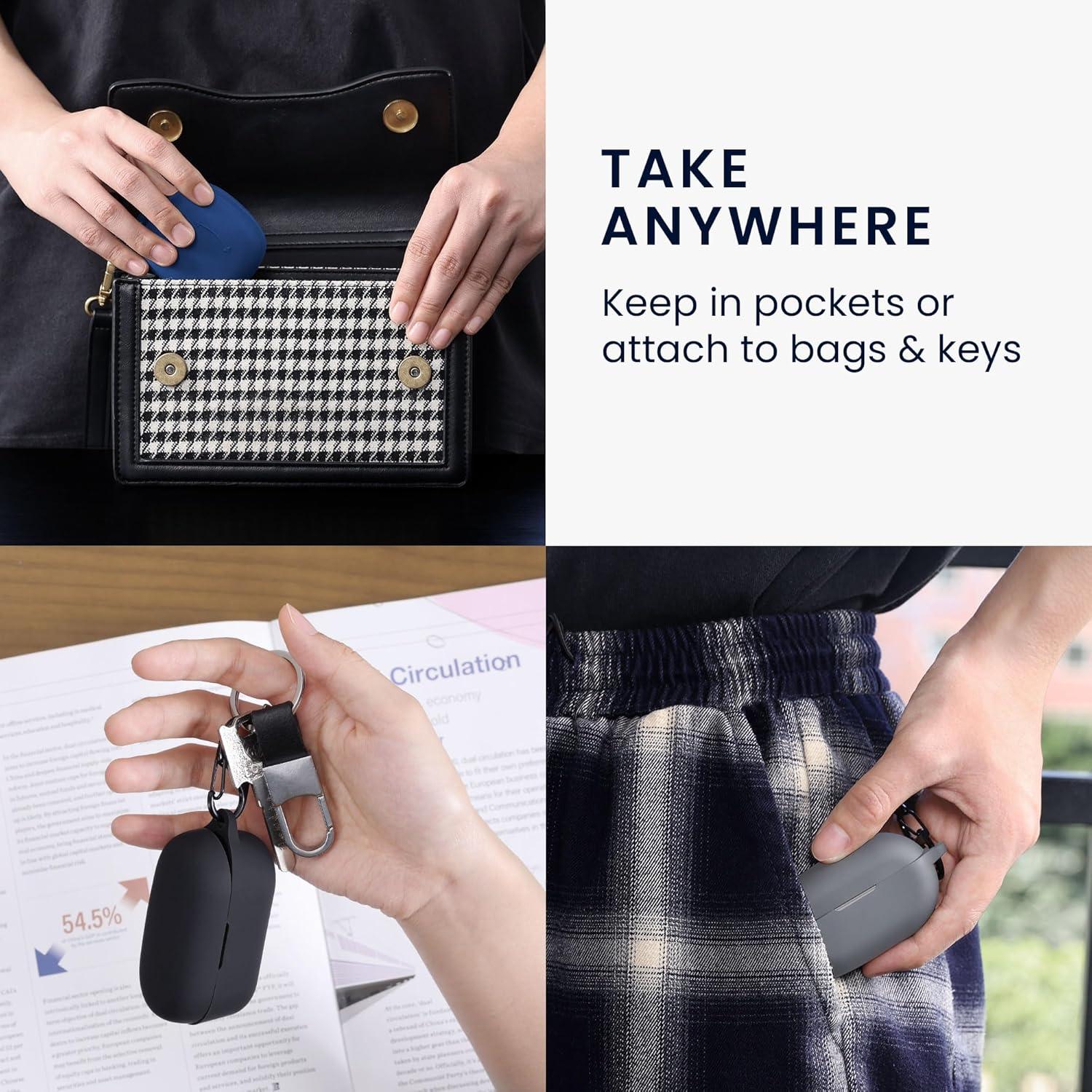 Cubierta de Silicona kwmobile para Anker Soundcore Sport X20 - Azul Oscuro