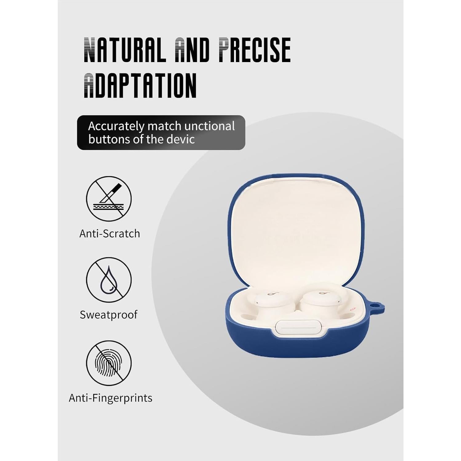 Funda Protectora de Silicona para Auriculares Anker Soundcore Sport X20