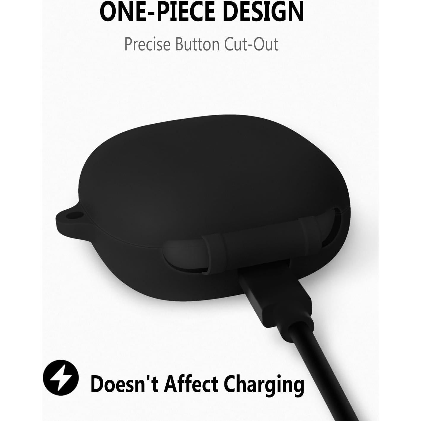 Funda de Silicona Geiomoo para Anker Soundcore Sport X20 - Negro