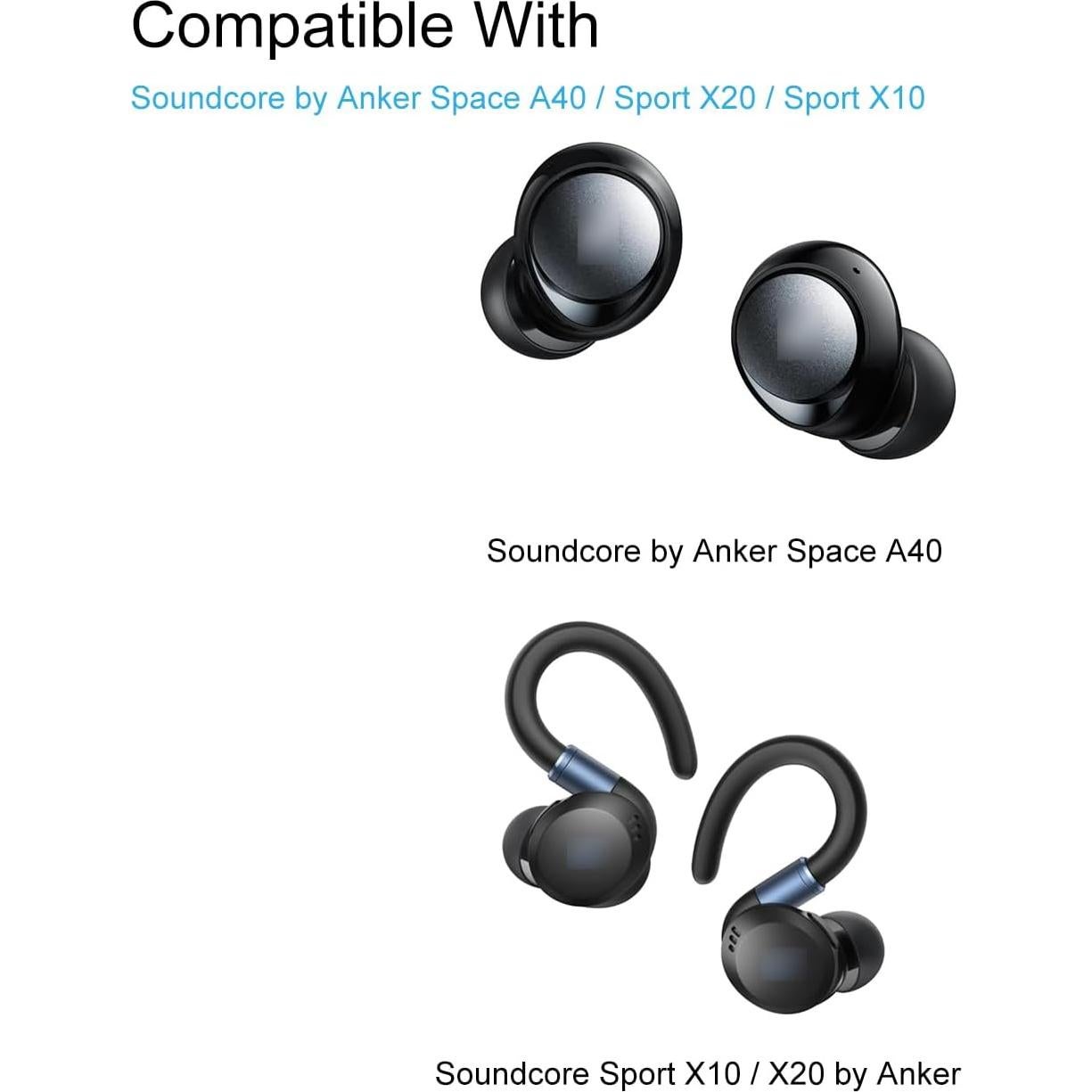 Puntas de Espuma de Memoria Klowcok para Auriculares Anker