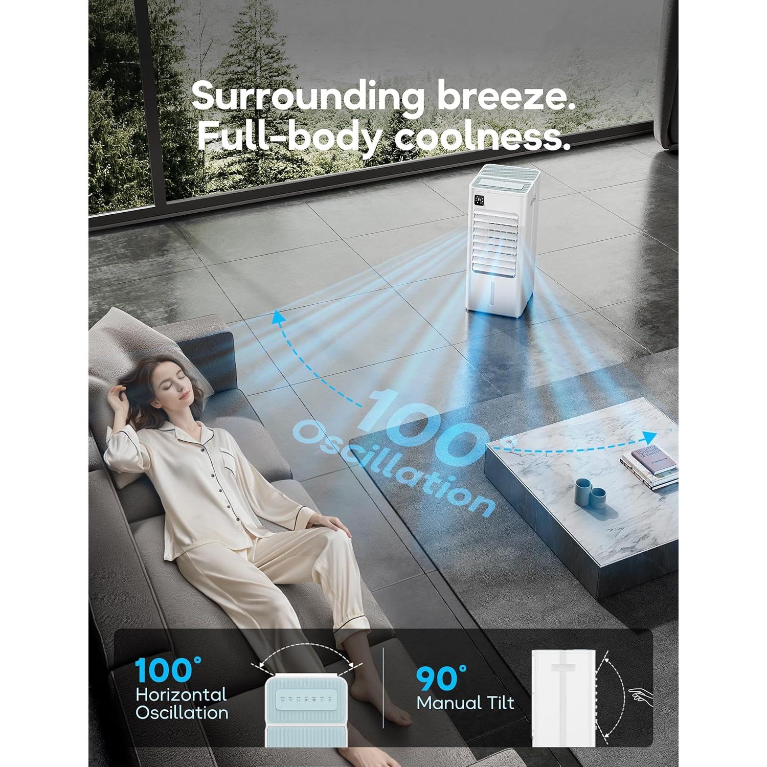 Aire Acondicionado Portátil AEROZY BUMAI 61.7 cm 3-en-1