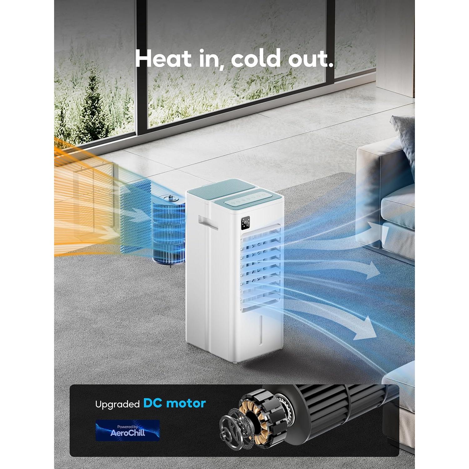 Aire Acondicionado Portátil AEROZY BUMAI 61.7 cm 3-en-1