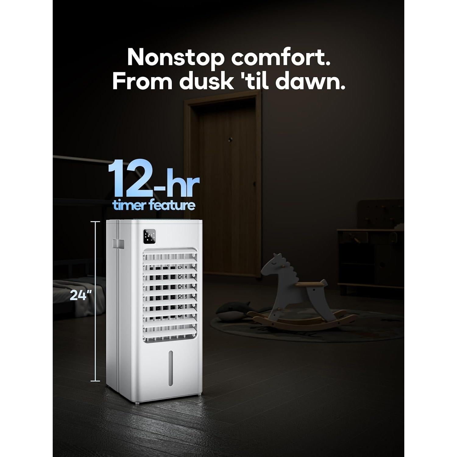 Aire Acondicionado Portátil AEROZY BUMAI 61.7 cm 3-en-1