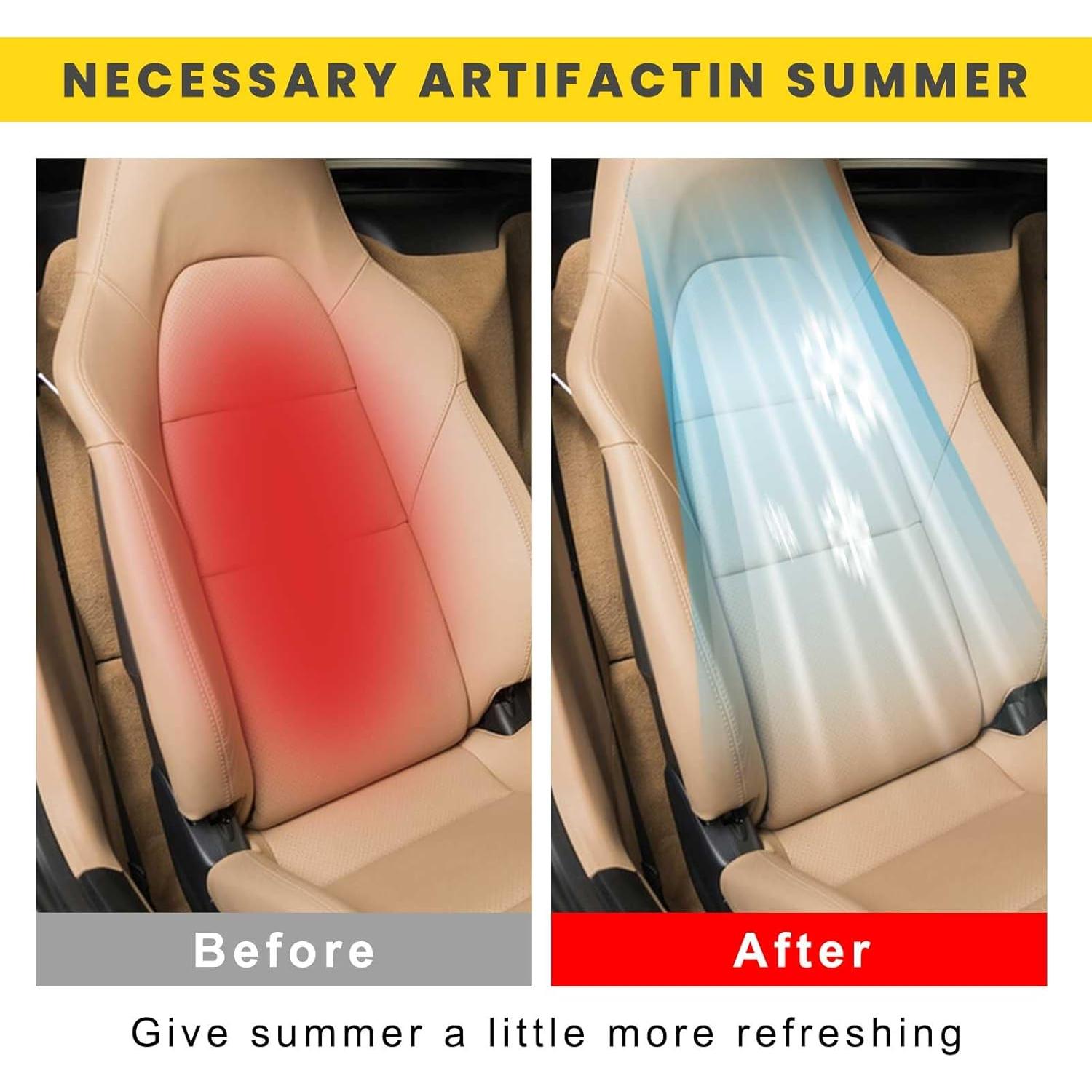 Ventilador de reposacabezas Loisdaro para coche 2pcs USB