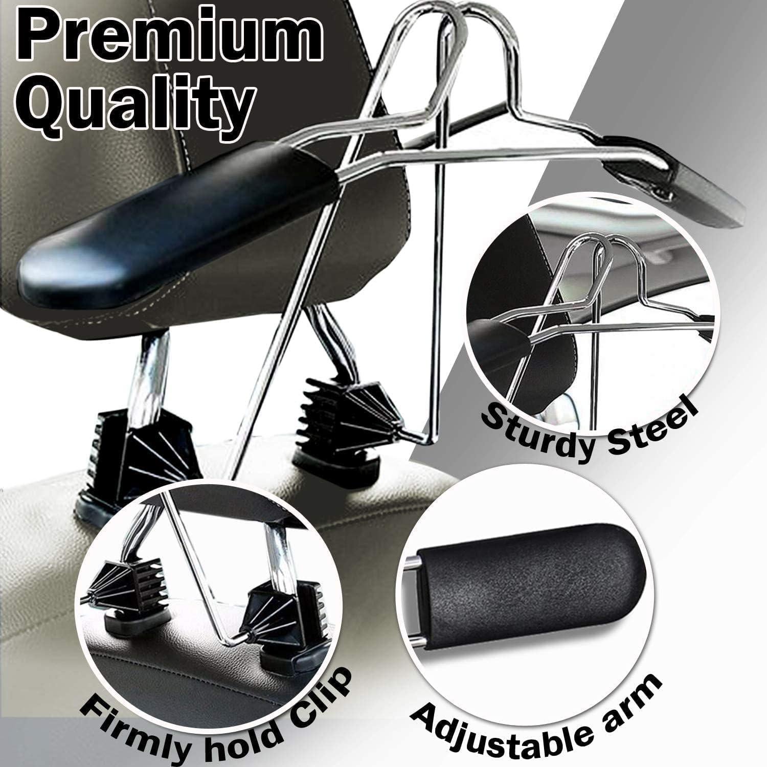 Perchero de Cabeza para Auto ZONETECH Metal Cromado