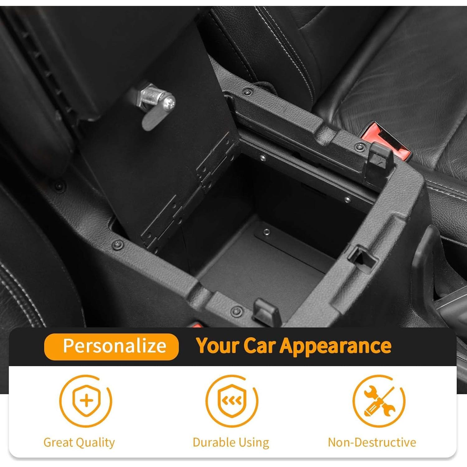 Caja de Almacenamiento Hoolcar con Cerradura para Jeep Wrangler JL 2018-2024