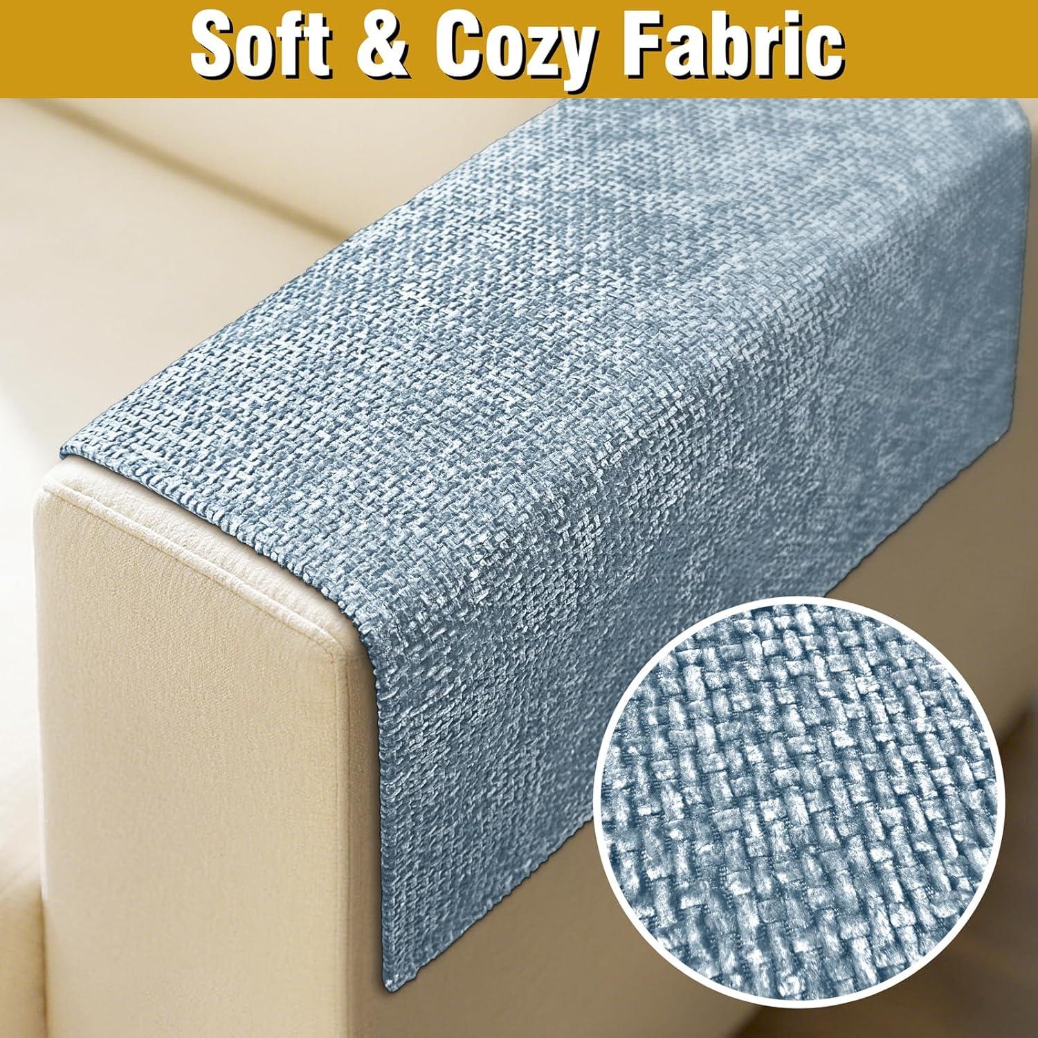 Cubiertas de Brazo de Sofá LovoGemy 61x51cm Impermeables 2 Pcs