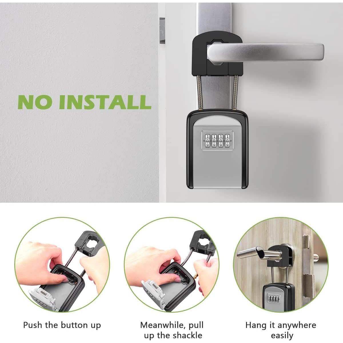 Caja de Seguridad para Llaves KeeKit con Combinación 4 Dígitos