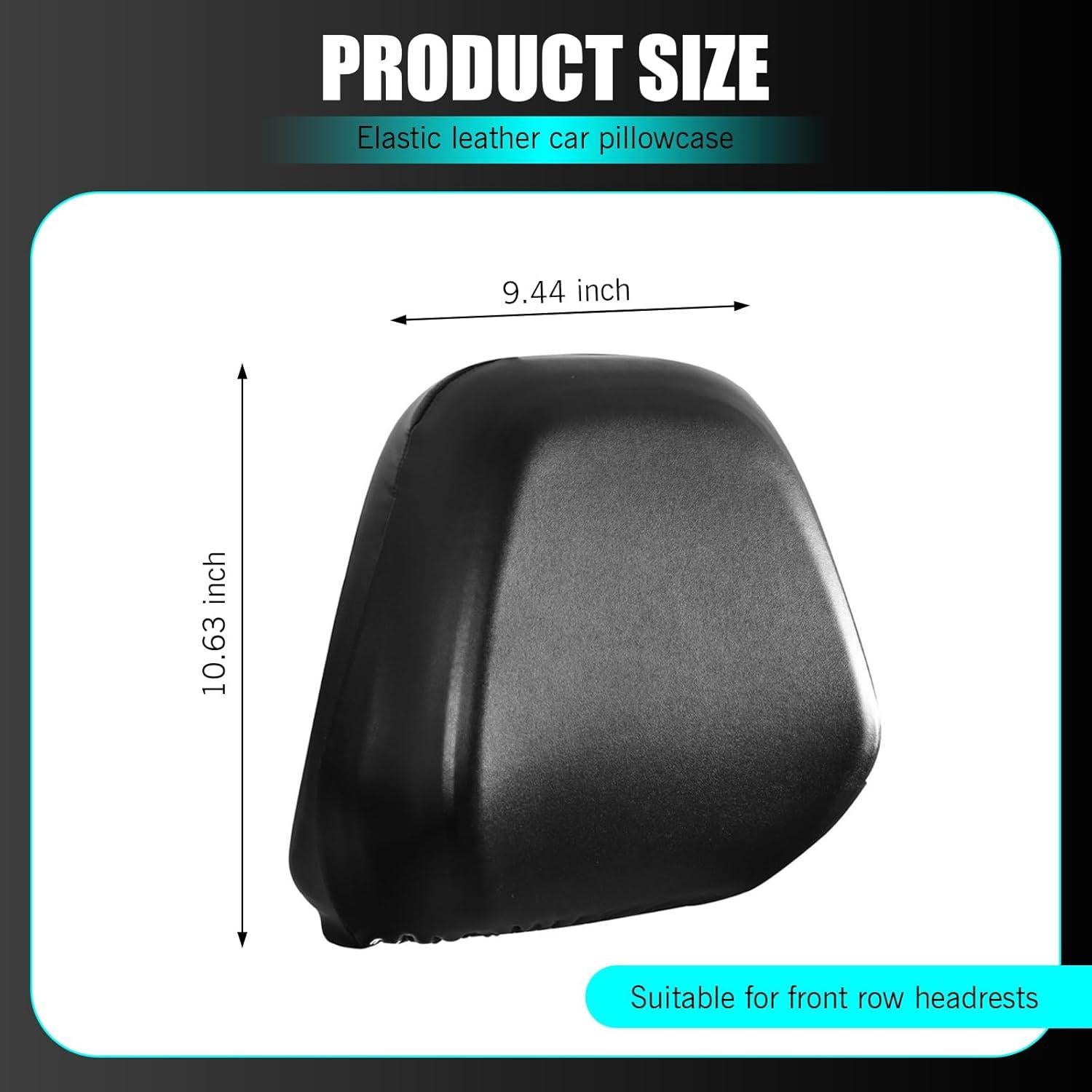 Cubiertas de reposacabezas Shakas 2 PCS, cuero impermeable M