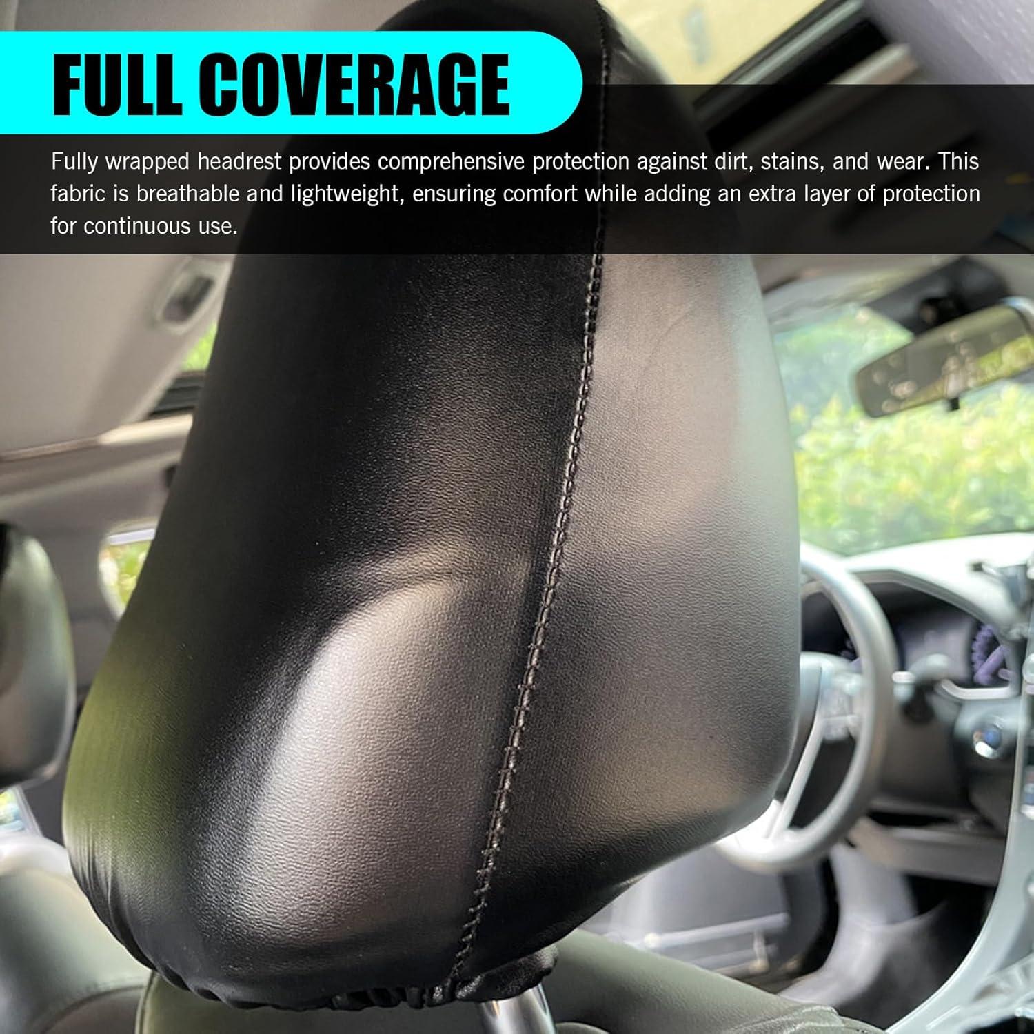 Cubiertas de reposacabezas Shakas 2 PCS, cuero impermeable M