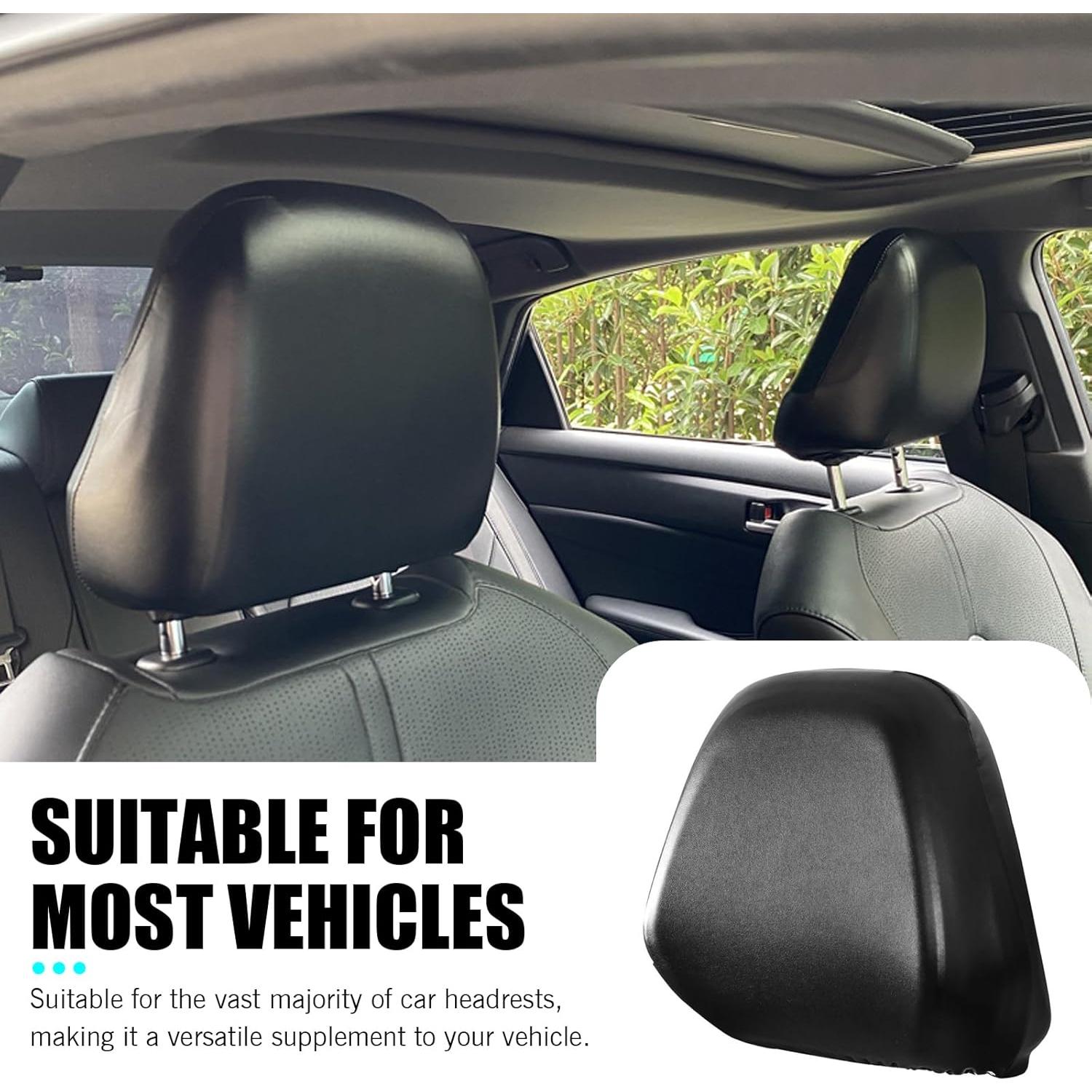 Cubiertas de reposacabezas Shakas 2 PCS, cuero impermeable M