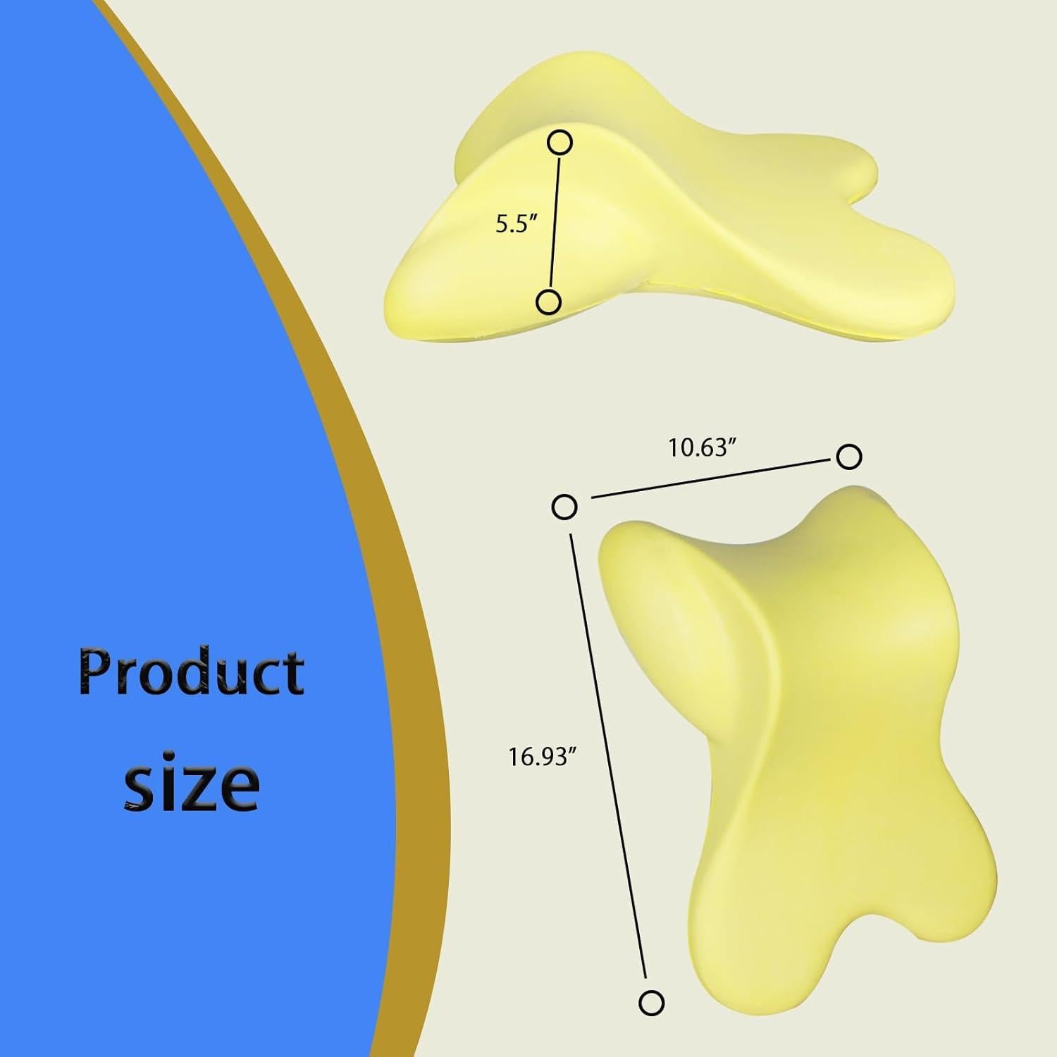 Almohada de Cuello Ergonómica RaoRanDang para Coche y Oficina