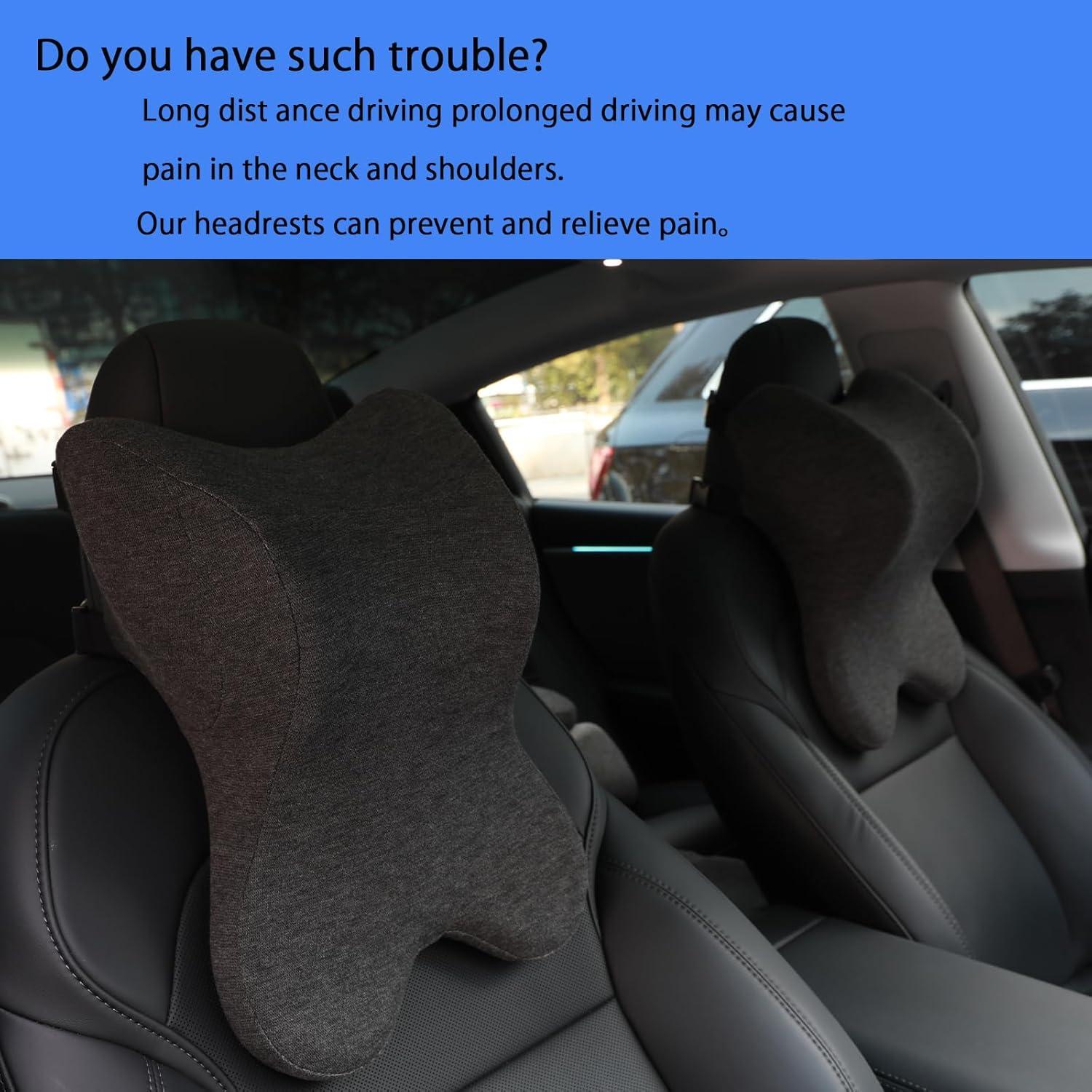 Almohada de Cuello Ergonómica RaoRanDang para Coche y Oficina