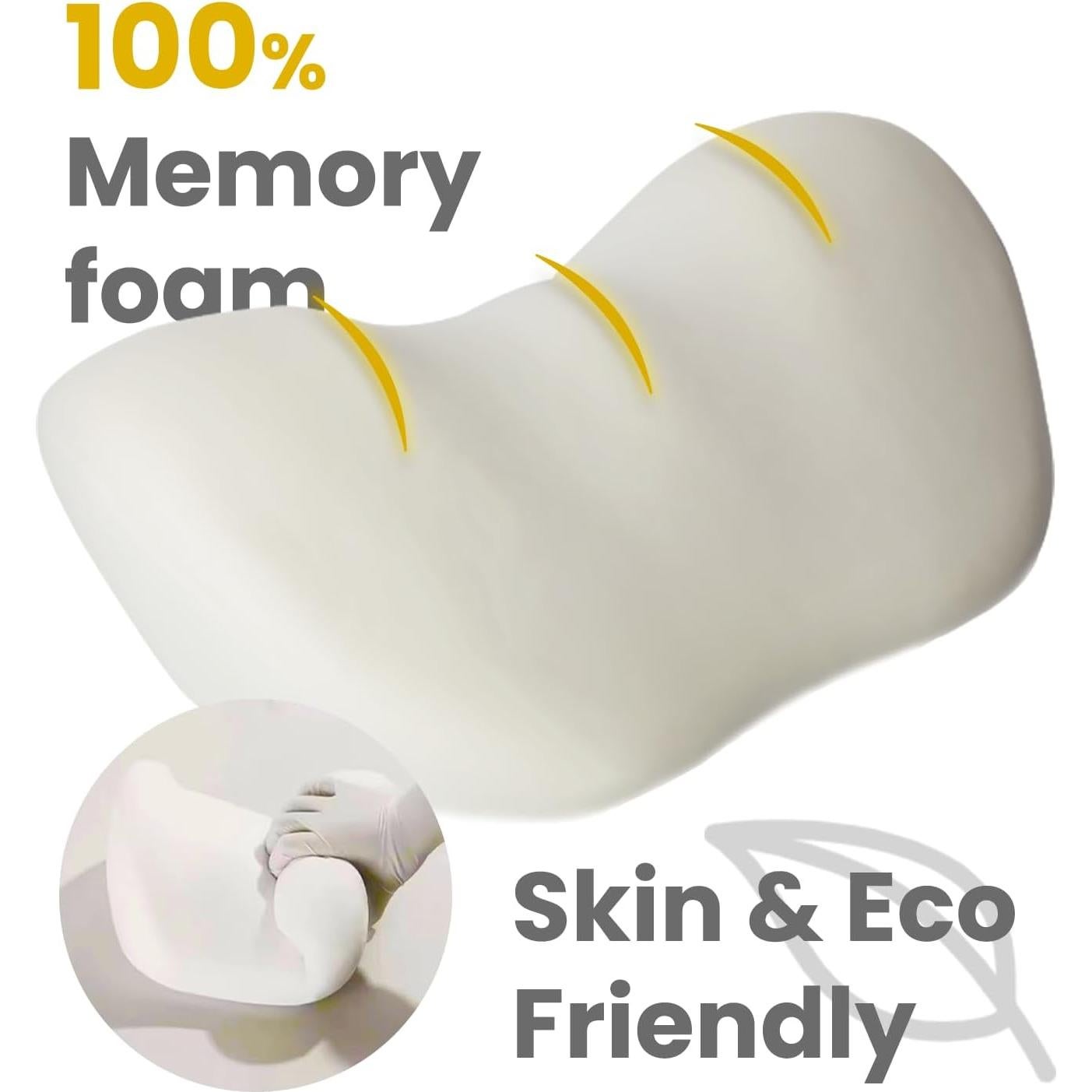 Almohada para Reposacabezas HOPON para Tesla Model 3 y Y - Espuma Viscoelástica