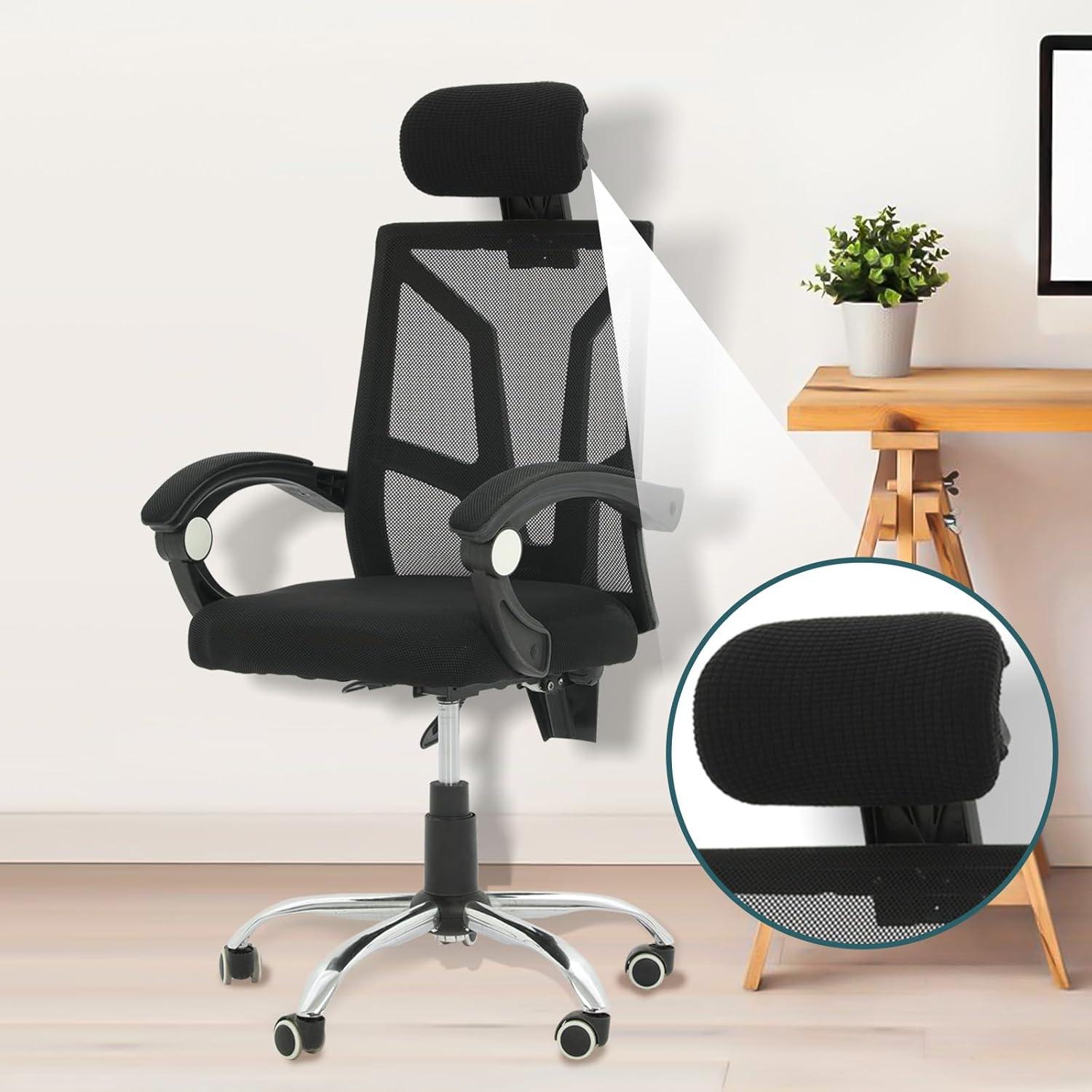 Funda para Reposacabezas de Silla de Oficina KALIONE Negra