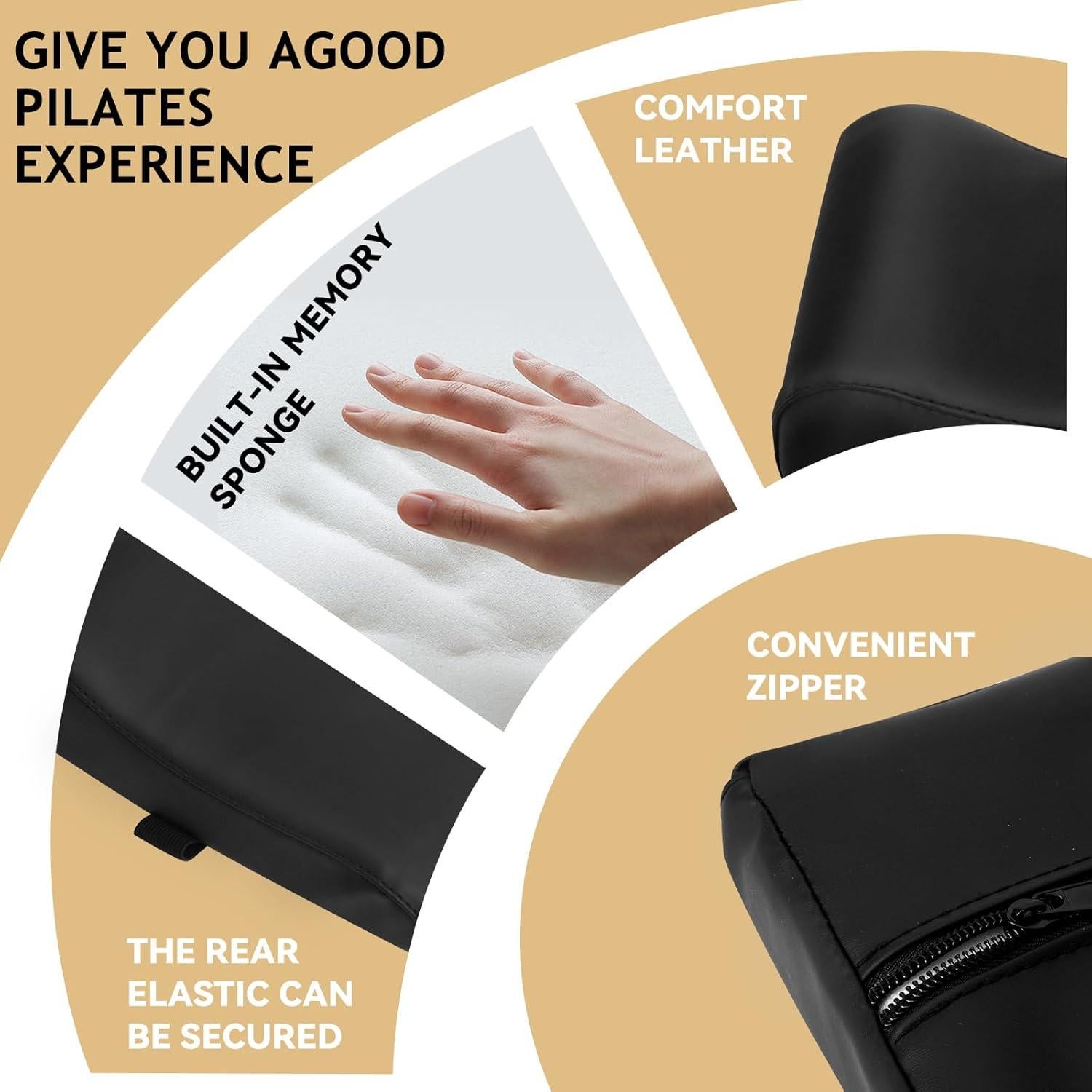 Cojín de Pilates ChengFu para Cabeza y Cuello - 15x24cm