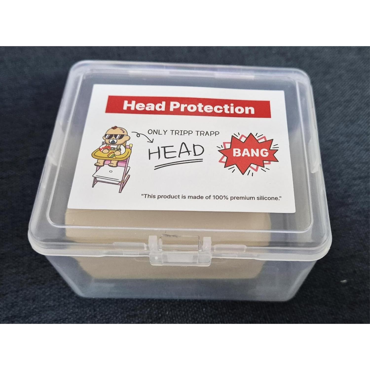 EAZYUP Protector de Cabeza de Silicona para Stokke Tripp Trapp - Juego de 2