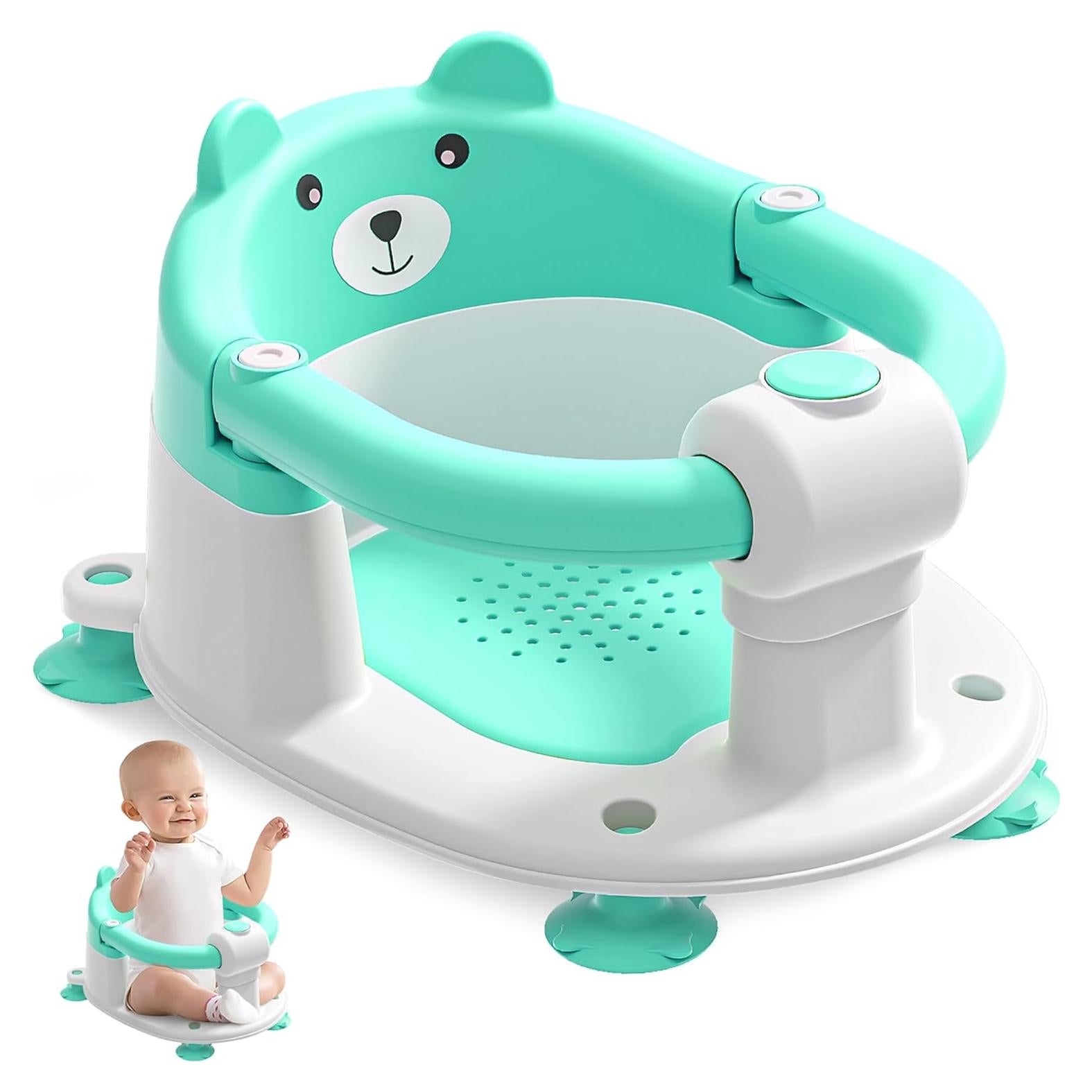 Asiento de Baño para Bebés Menta YT-8897 Antideslizante