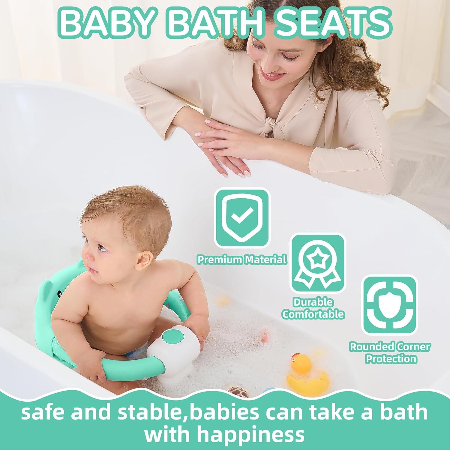 Asiento de Baño para Bebés Menta YT-8897 Antideslizante