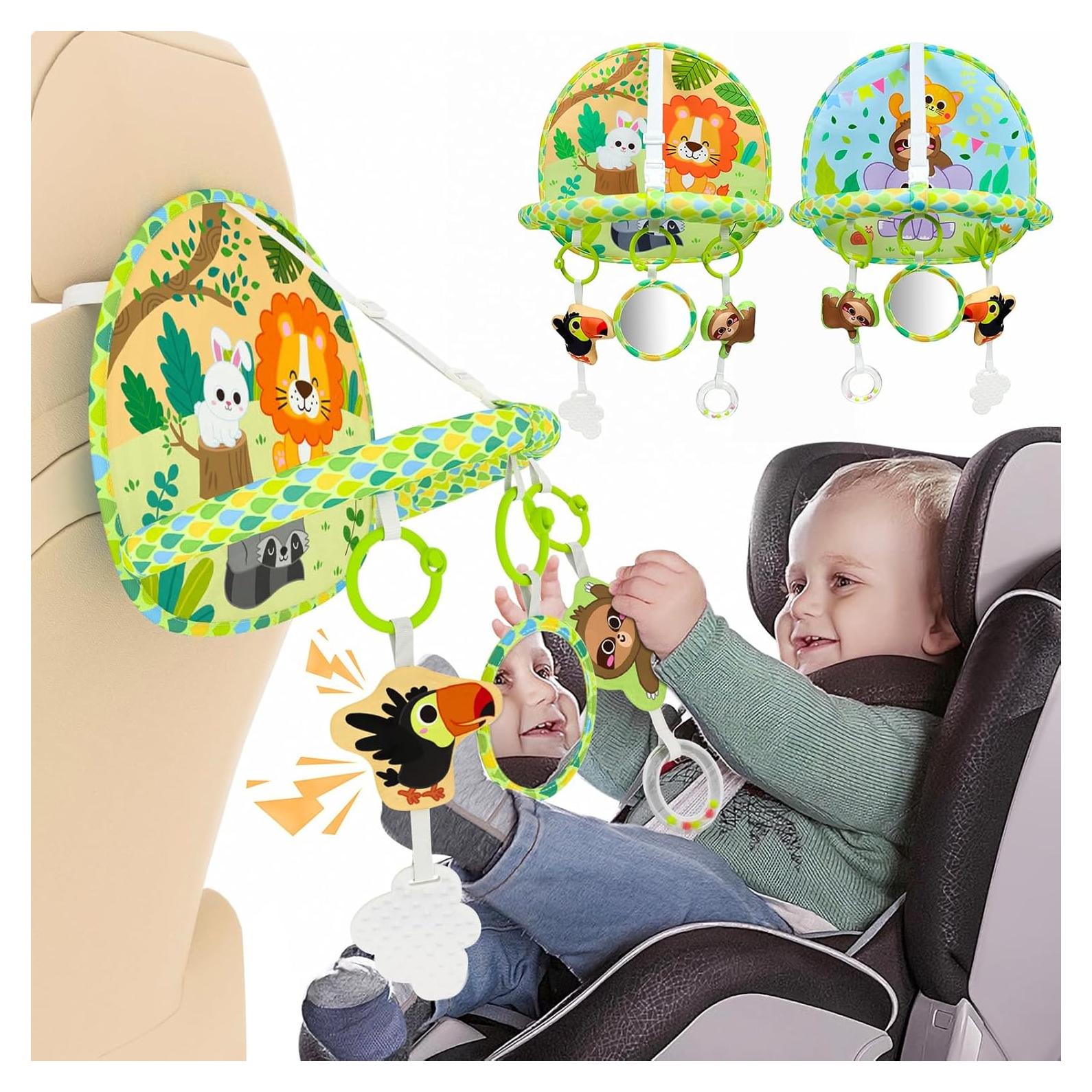 Juguete de Silla de Auto Dr.Rapeti Doble Cara para Bebés 0-12 Meses