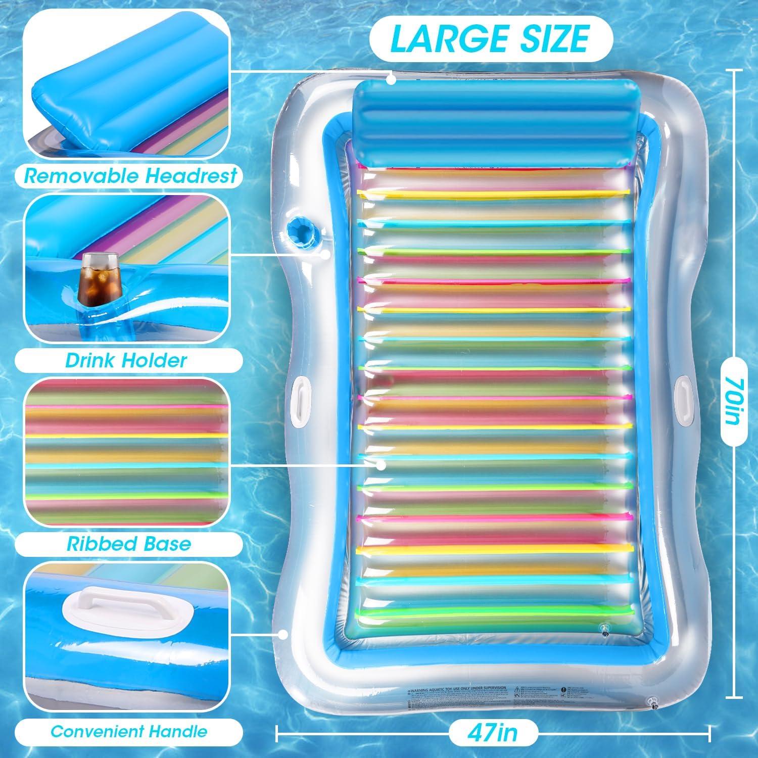 Flotador Inflable Grande BAIAI para Tanning en Piscina