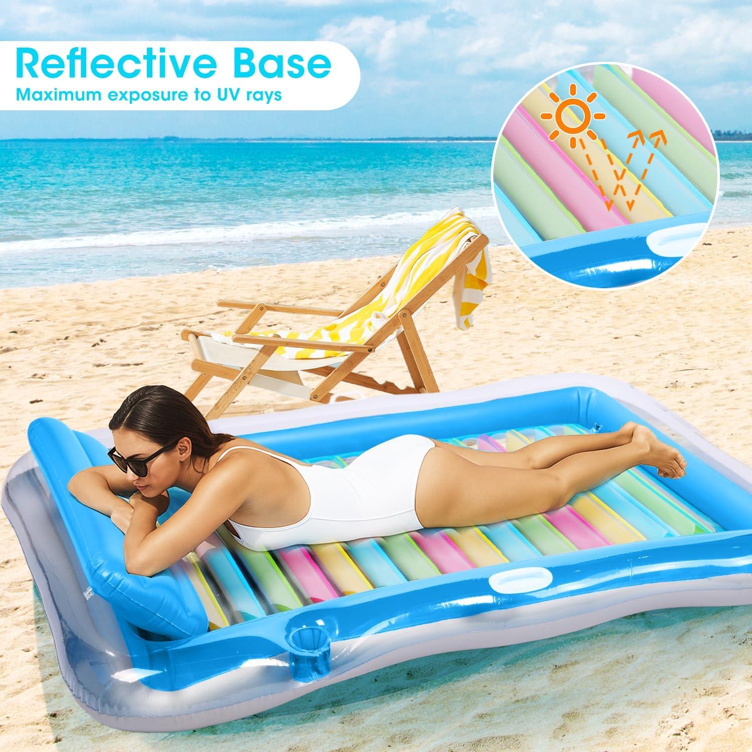 Flotador Inflable Grande BAIAI para Tanning en Piscina