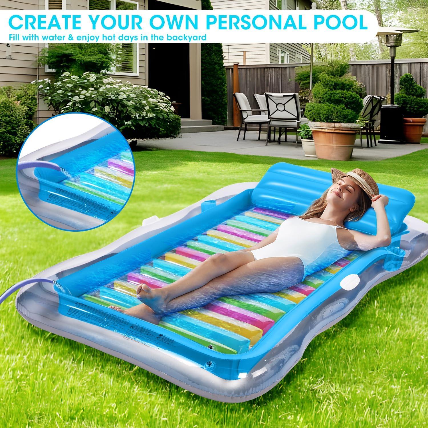 Flotador Inflable Grande BAIAI para Tanning en Piscina