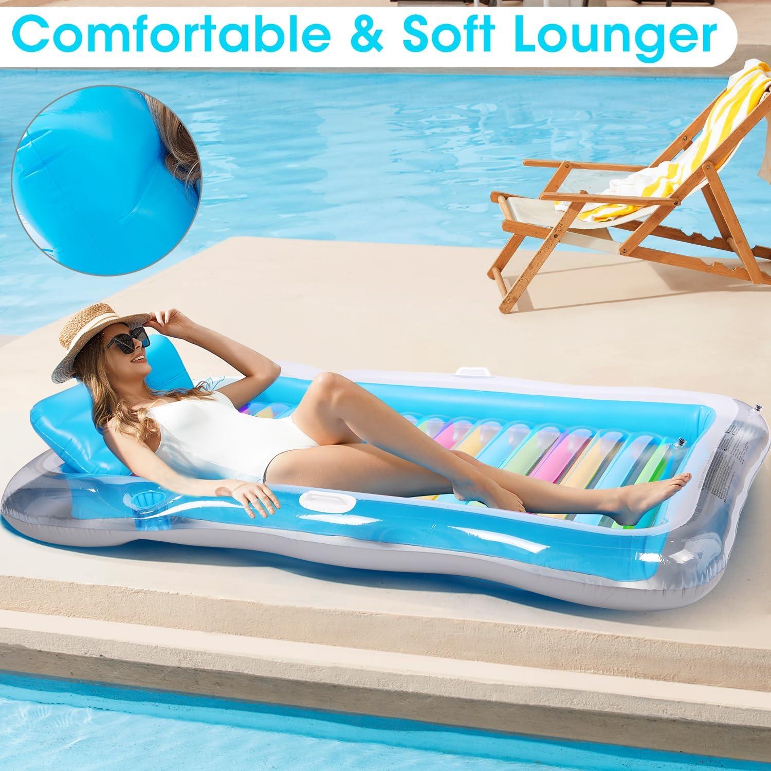 Flotador Inflable Grande BAIAI para Tanning en Piscina