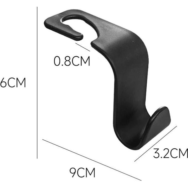 Ganchos para Reposacabezas de Auto Biyrly - Paquete de 4, 19.96 kg