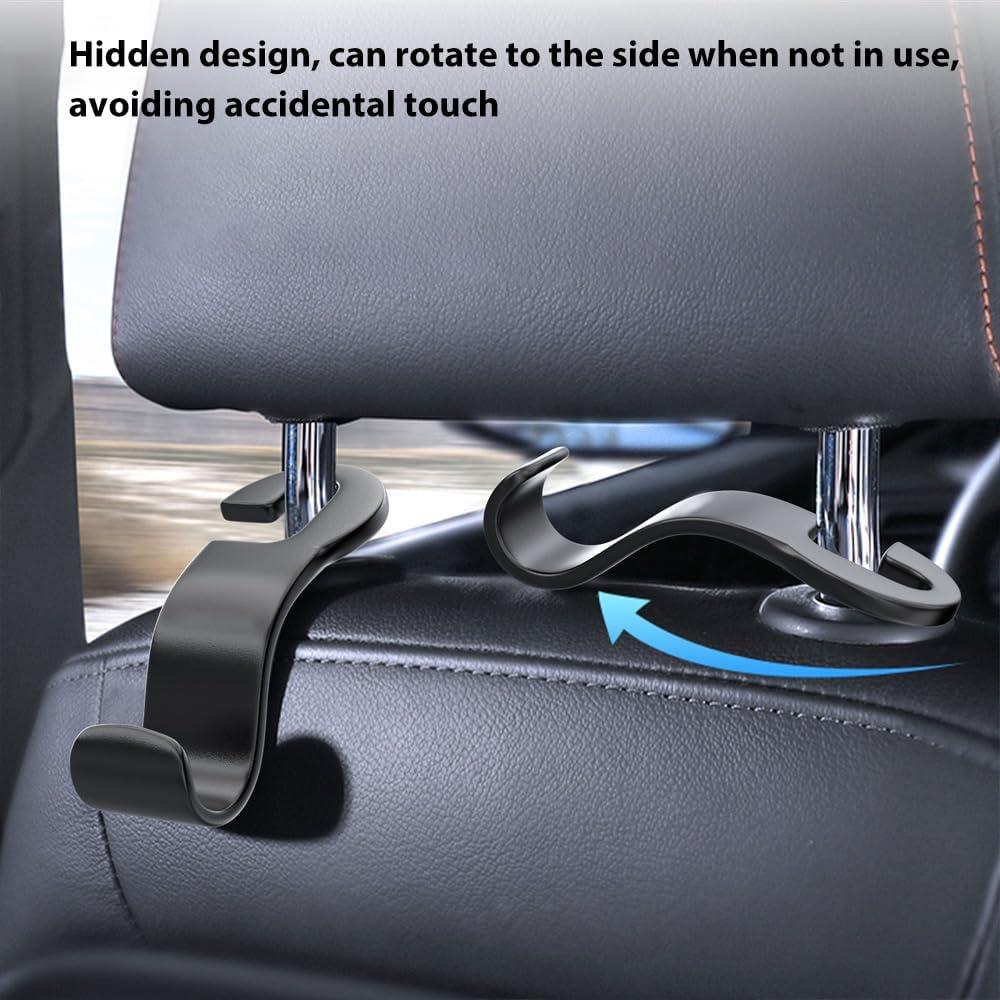 Ganchos para Reposacabezas de Auto Biyrly - Paquete de 4, 19.96 kg