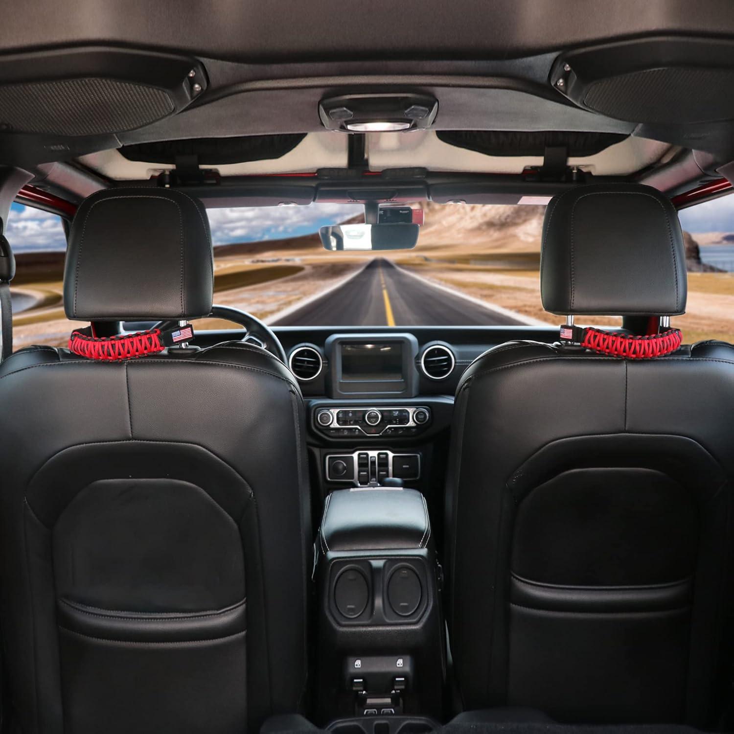 Asas de Agarre para Reposacabezas RERPRO Paracord 2 Unidades