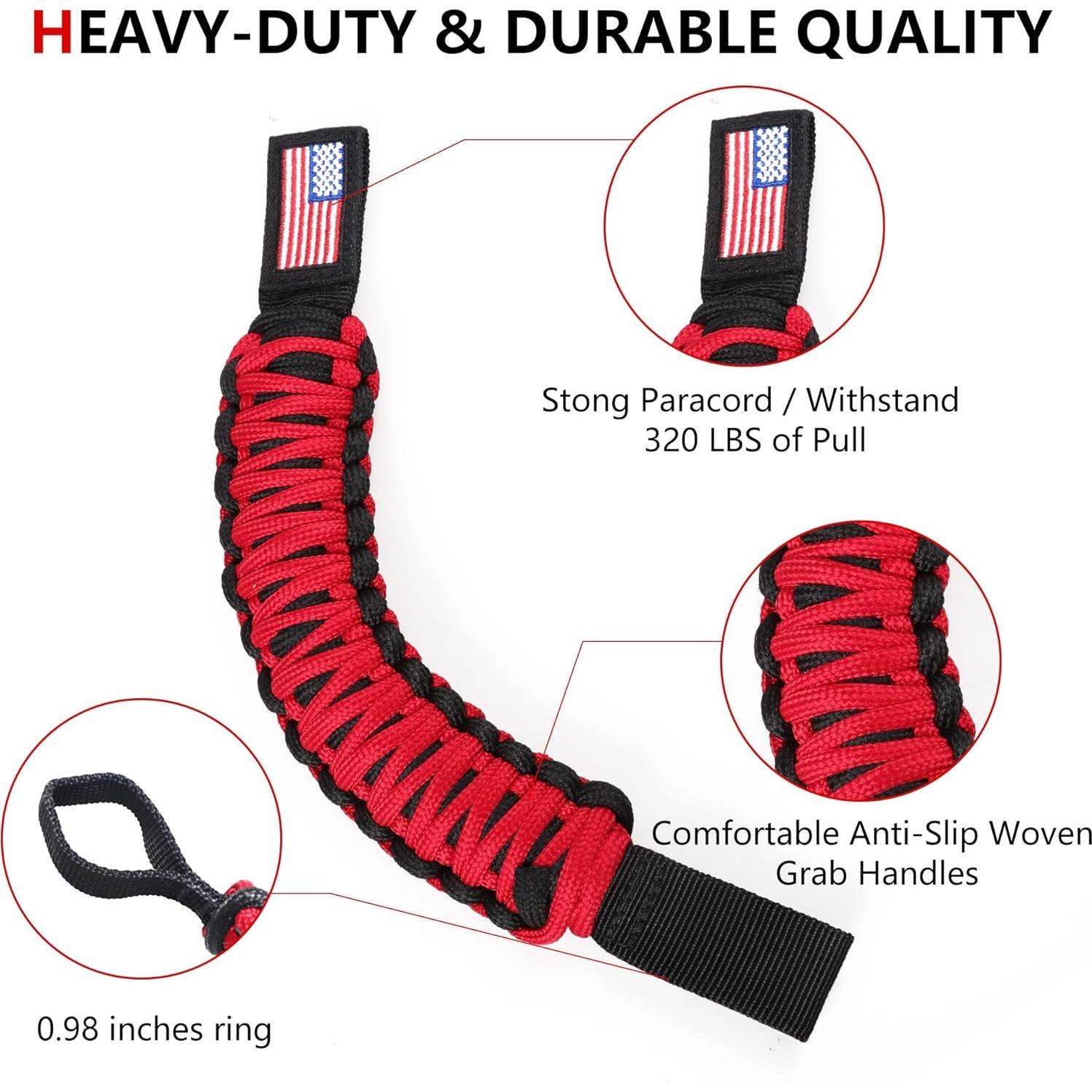 Asas de Agarre para Reposacabezas RERPRO Paracord 2 Unidades