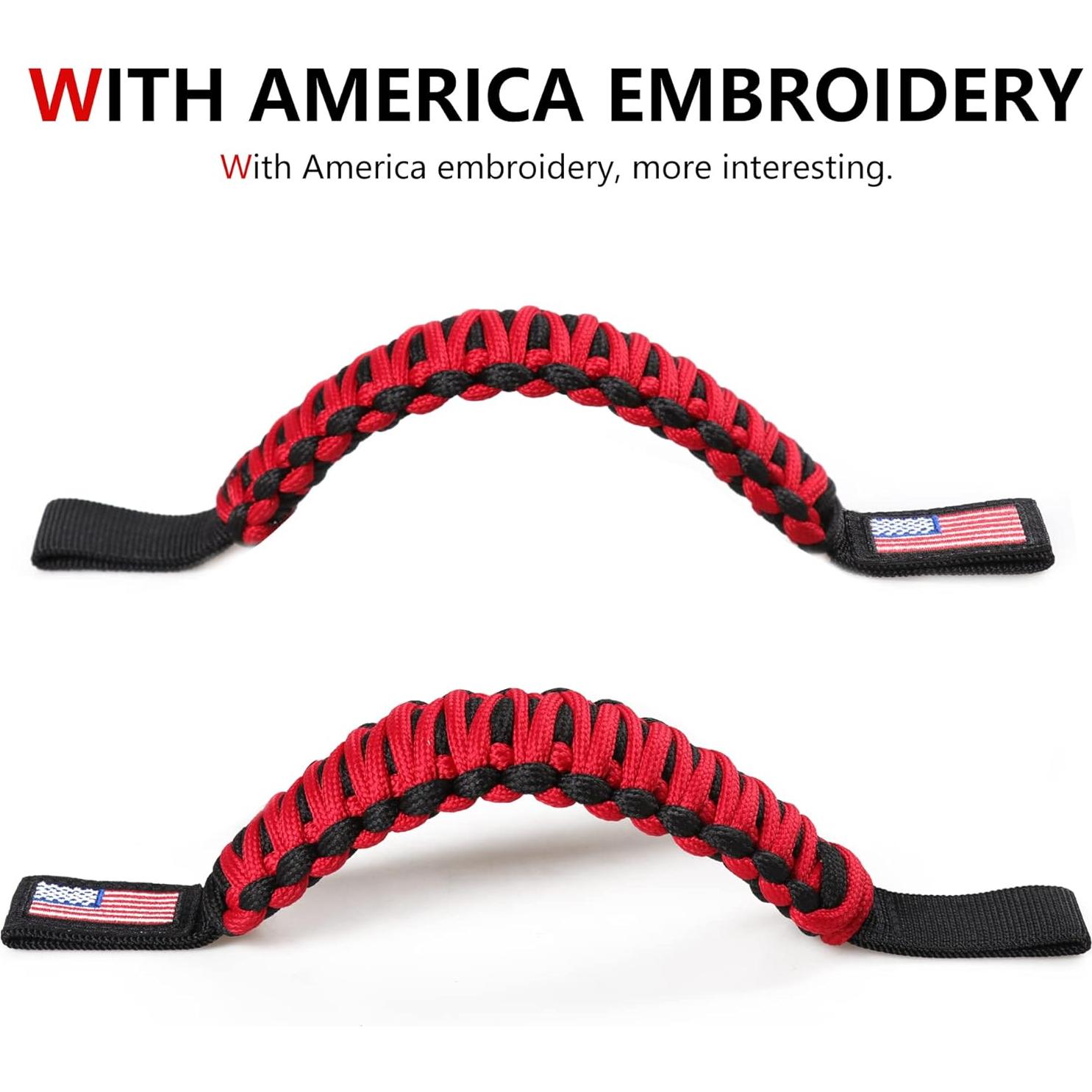 Asas de Agarre para Reposacabezas RERPRO Paracord 2 Unidades