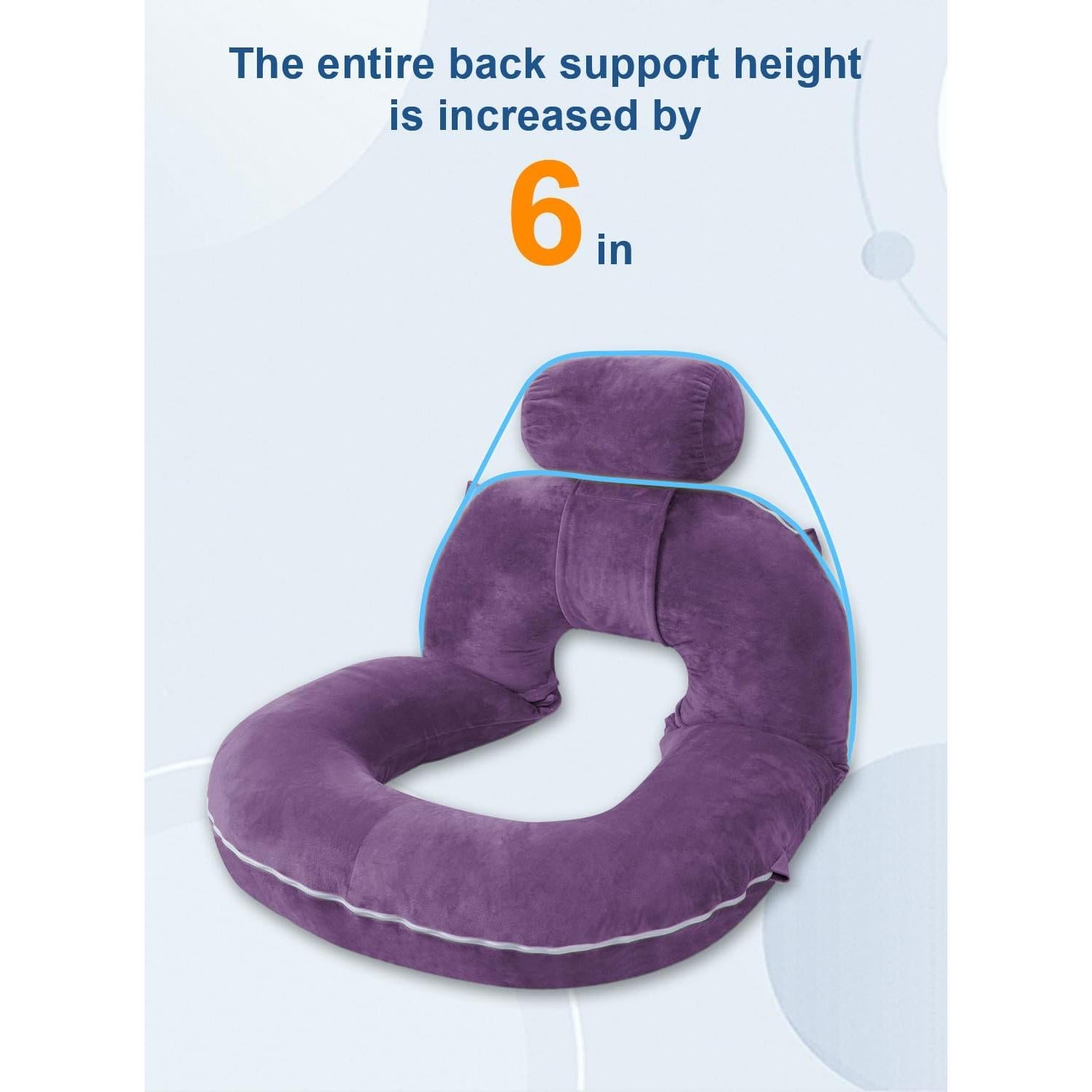 Cojín de Lectura Plegable INSEN para Espalda y Cuerpo Completo