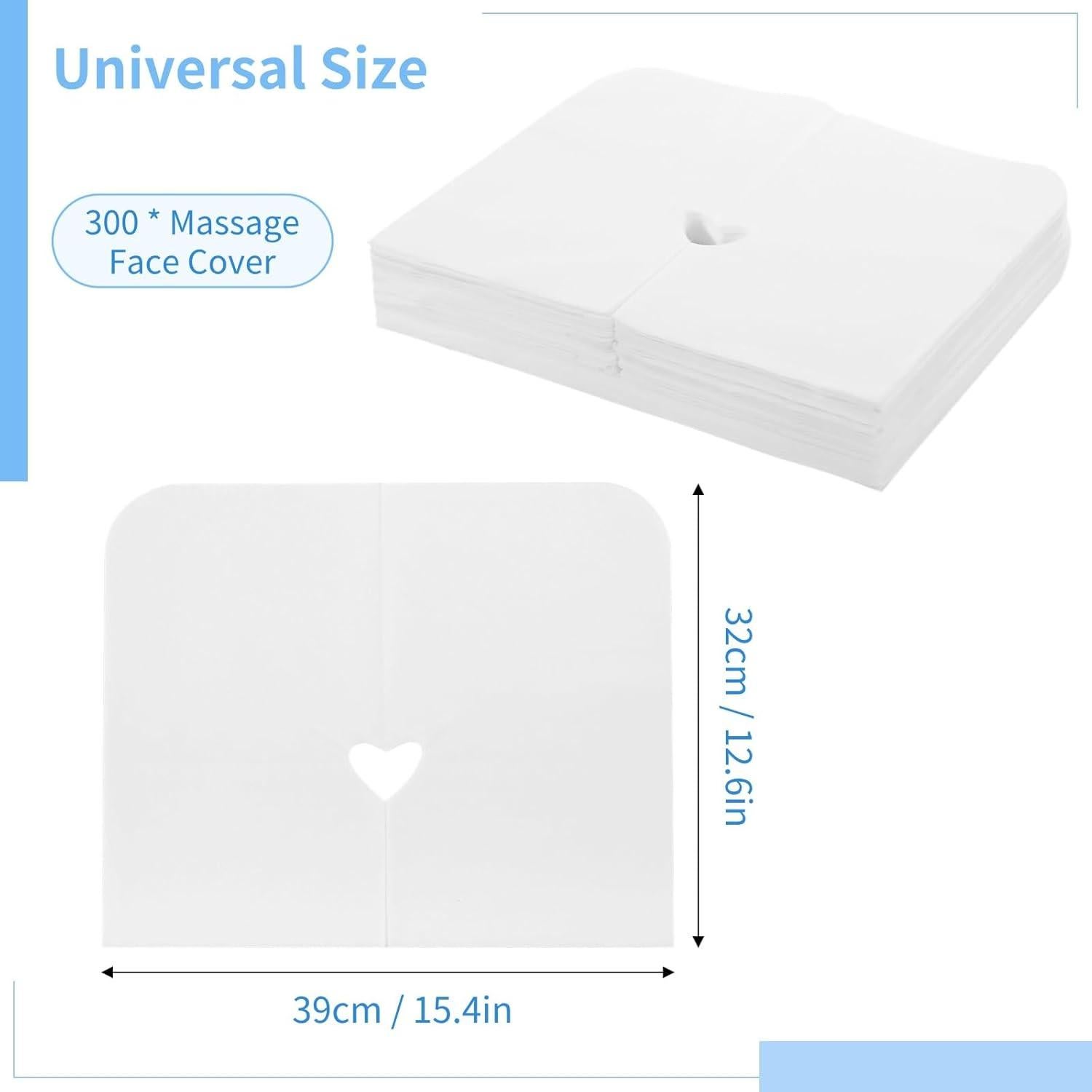 300 Fundas Desechables para Cabecera de Masaje DIMEGON 39x32cm