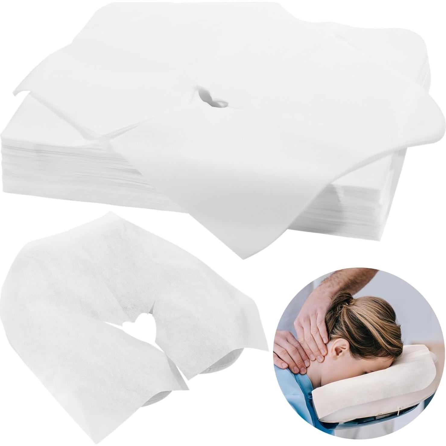 300 Fundas Desechables para Cabecera de Masaje DIMEGON 39x32cm