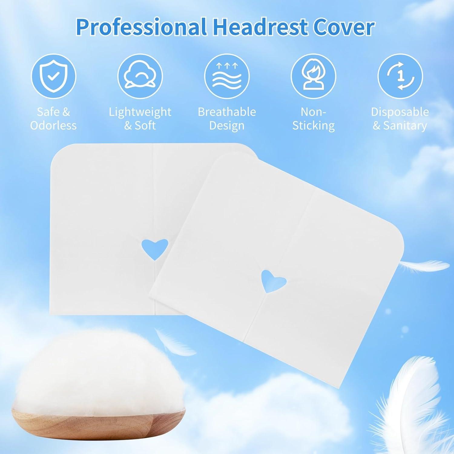 300 Fundas Desechables para Cabecera de Masaje DIMEGON 39x32cm