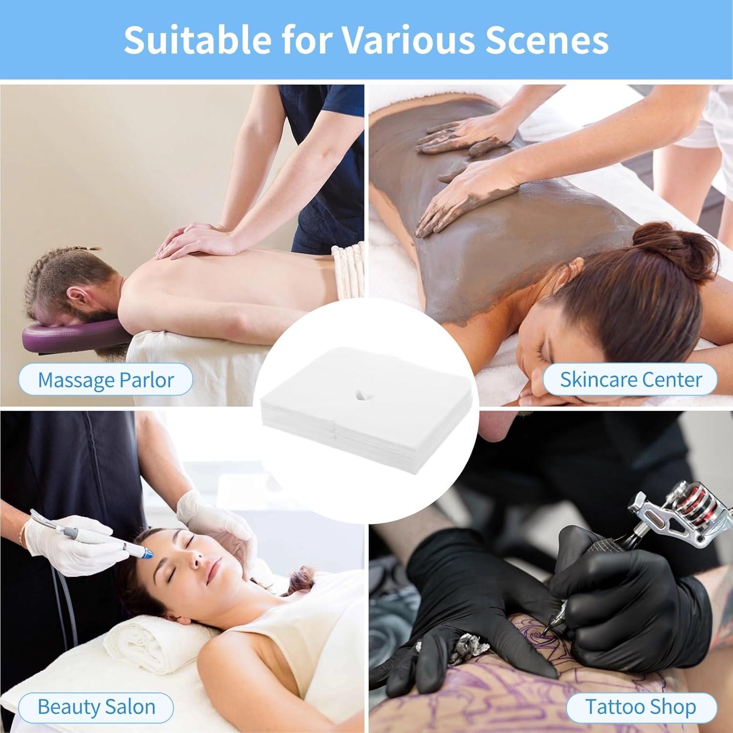 300 Fundas Desechables para Cabecera de Masaje DIMEGON 39x32cm