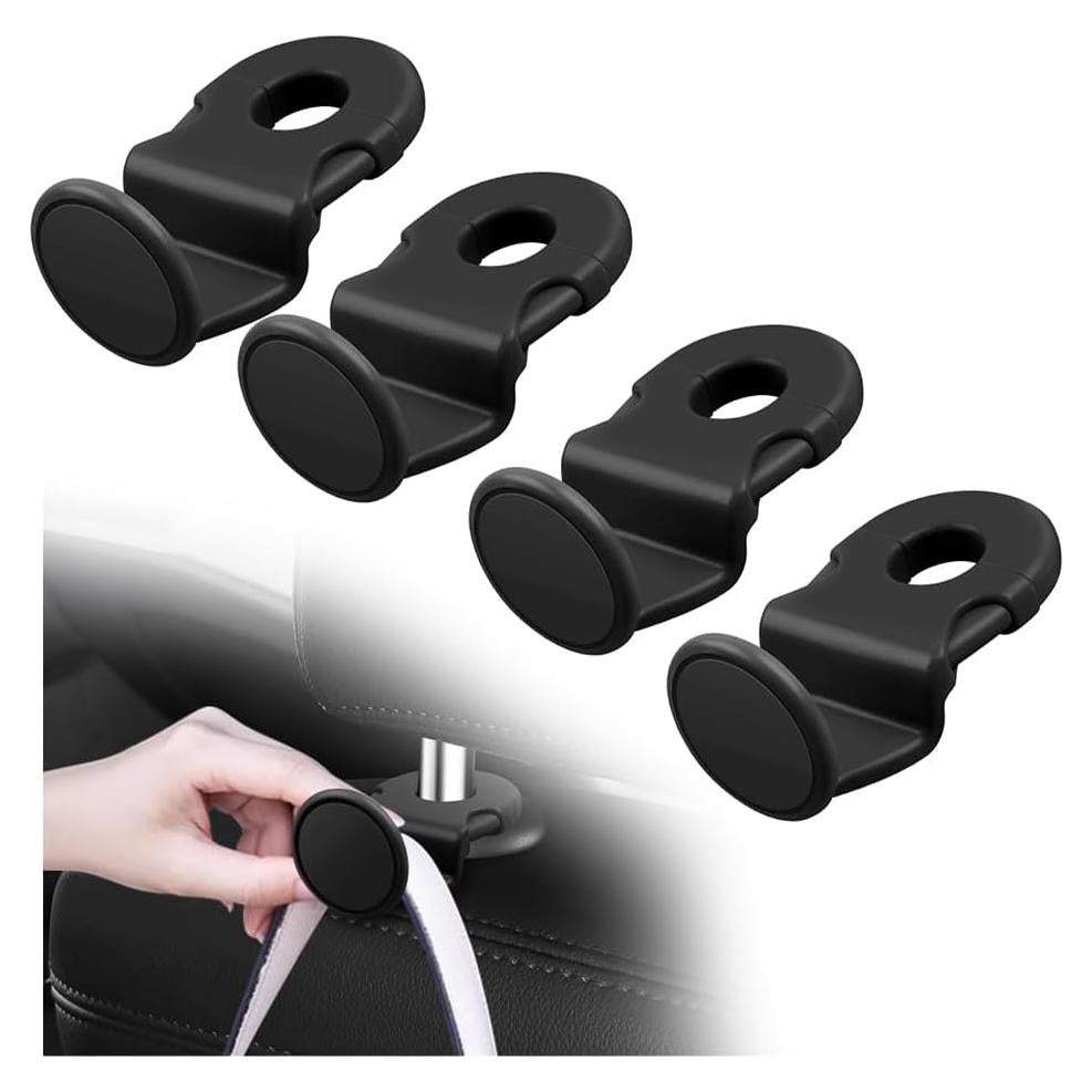 4 Ganchos de Reposacabezas para Auto YGDMD, Soporte Oculto 7.26 kg