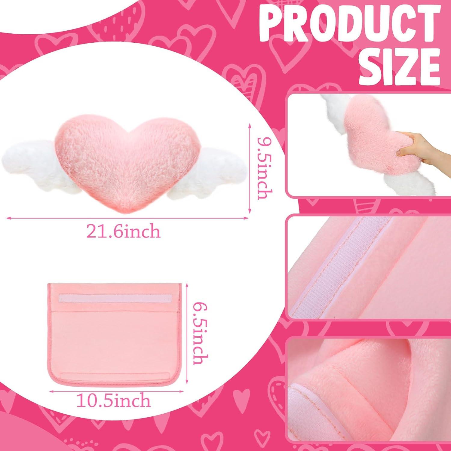 Juego de Accesorios para Auto 4 Piezas Rosa Kawaii