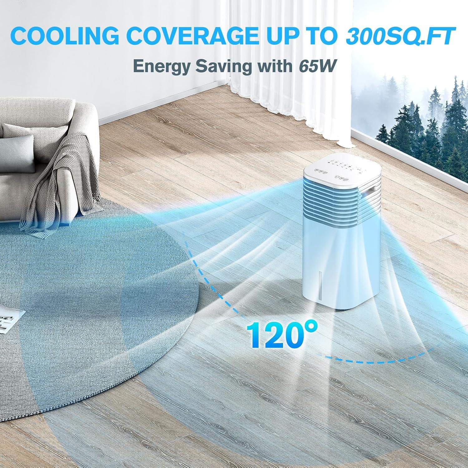 Acondicionador de aire portátil FLOWBREEZE DL3 3 en 1 7.57L