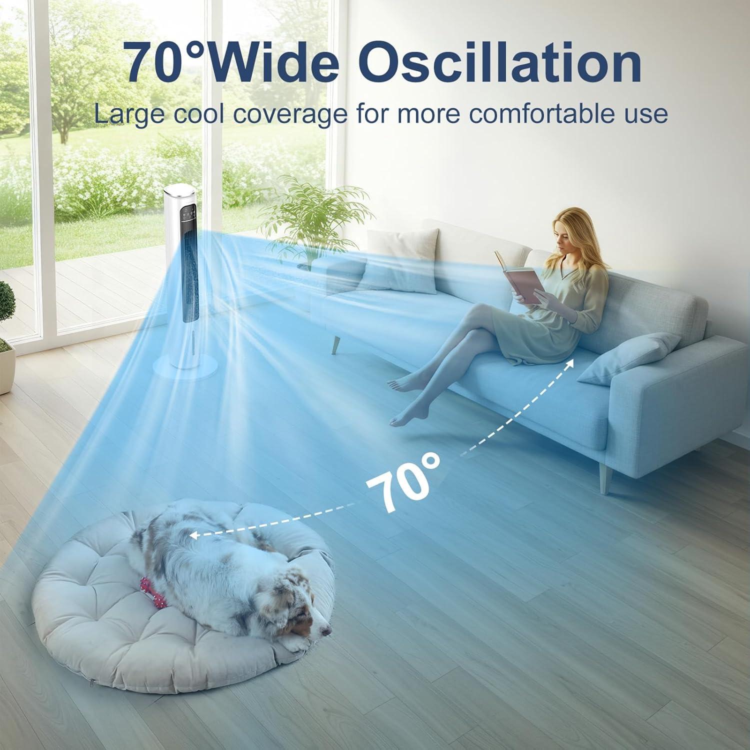 Aire Acondicionado Portátil BIESQYA DT3 6.2 kg Control Remoto