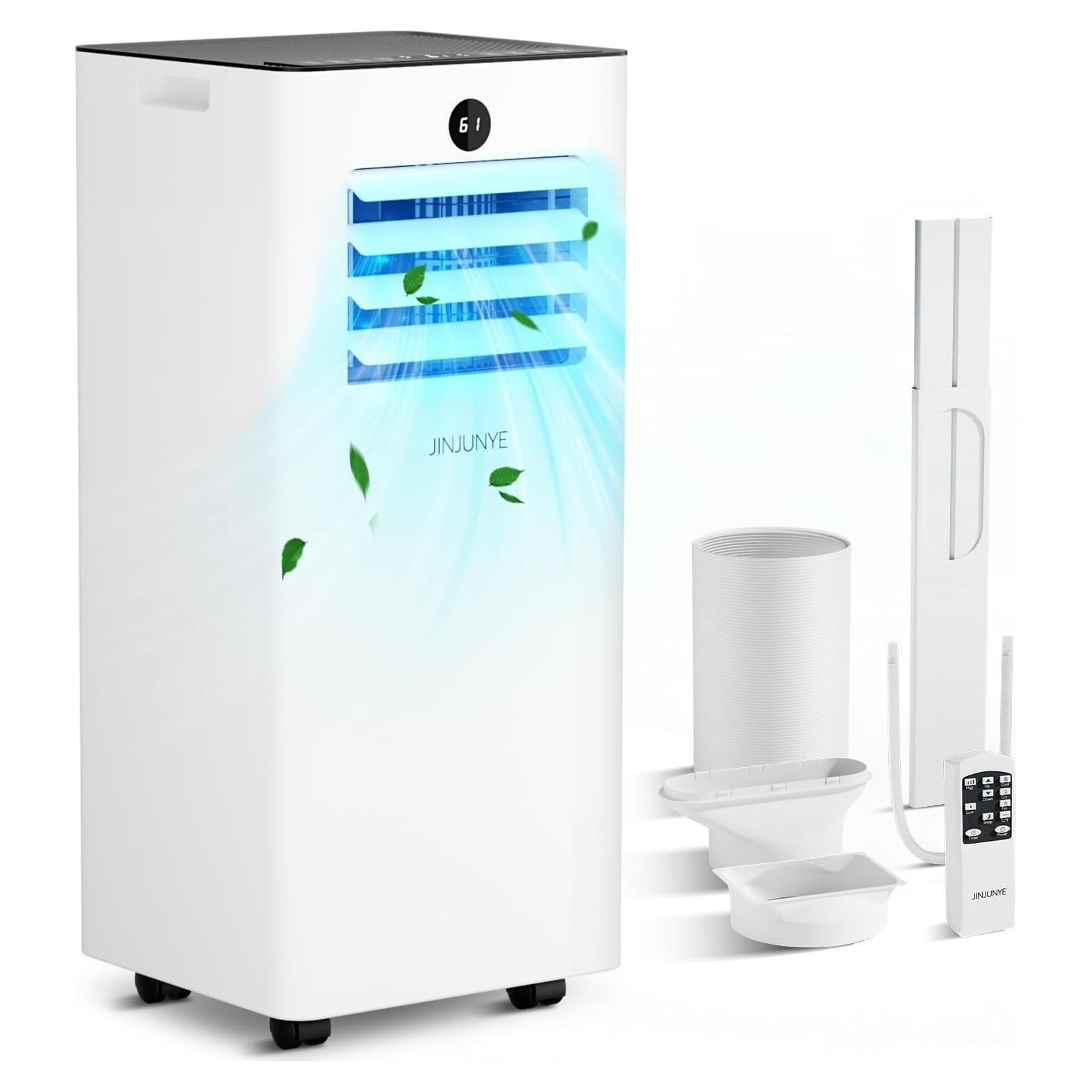 Acondicionador de Aire Portátil JINJUNYE 10,000 BTU 3 en 1