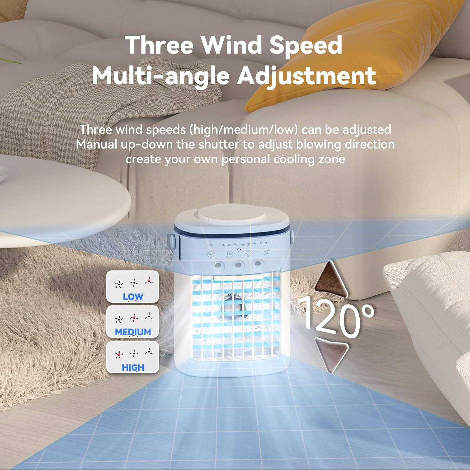 Aire Acondicionado Portátil JOUJBAIL CF-531 4 en 1 1000ml